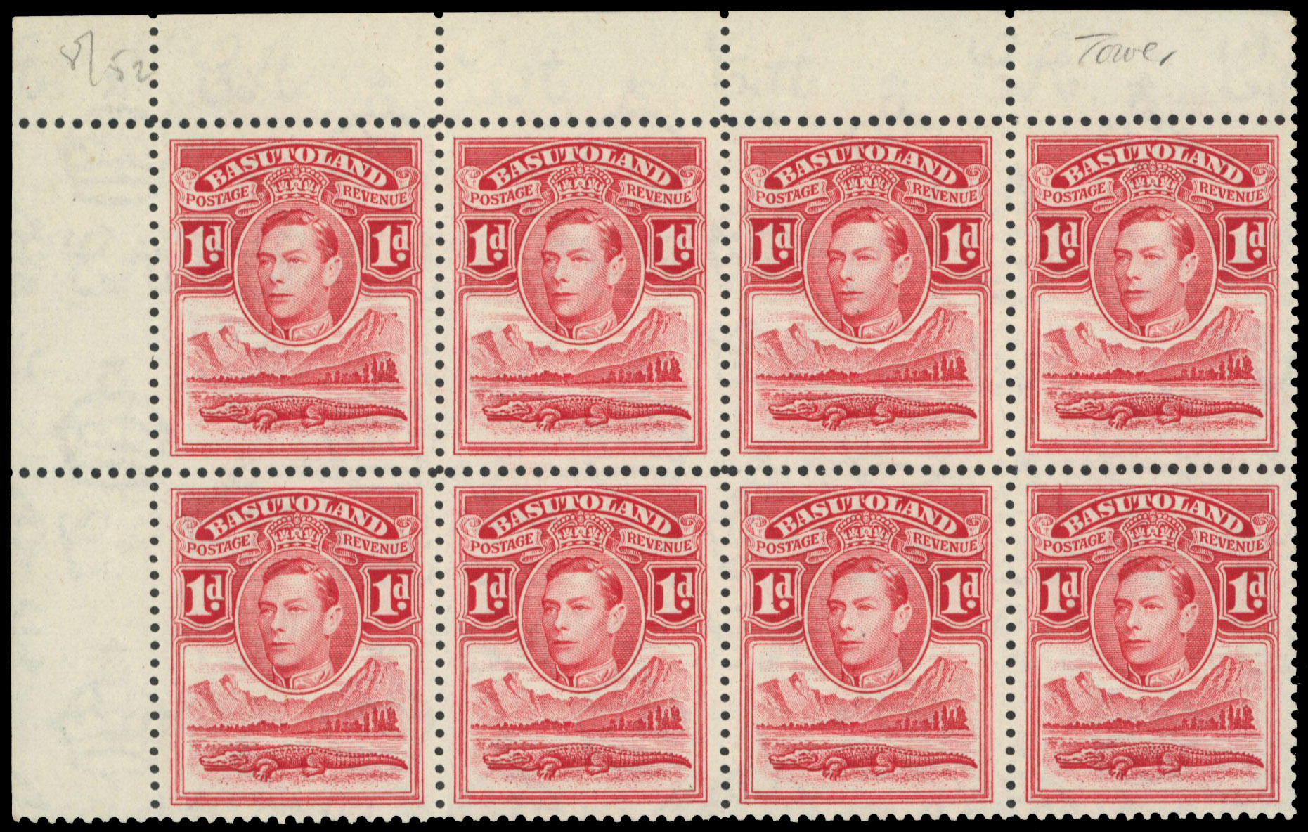 Basutoland SG 19a blocks mint