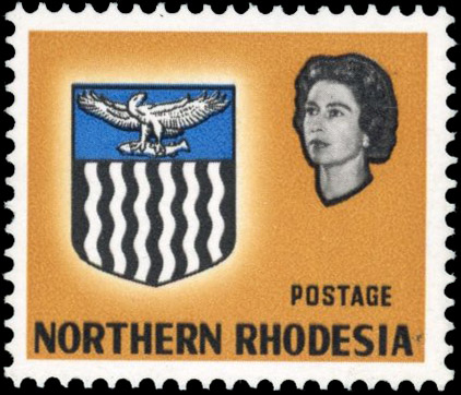 Northern Rhodesia SG 81b 1963 9d value and orange omitted mint