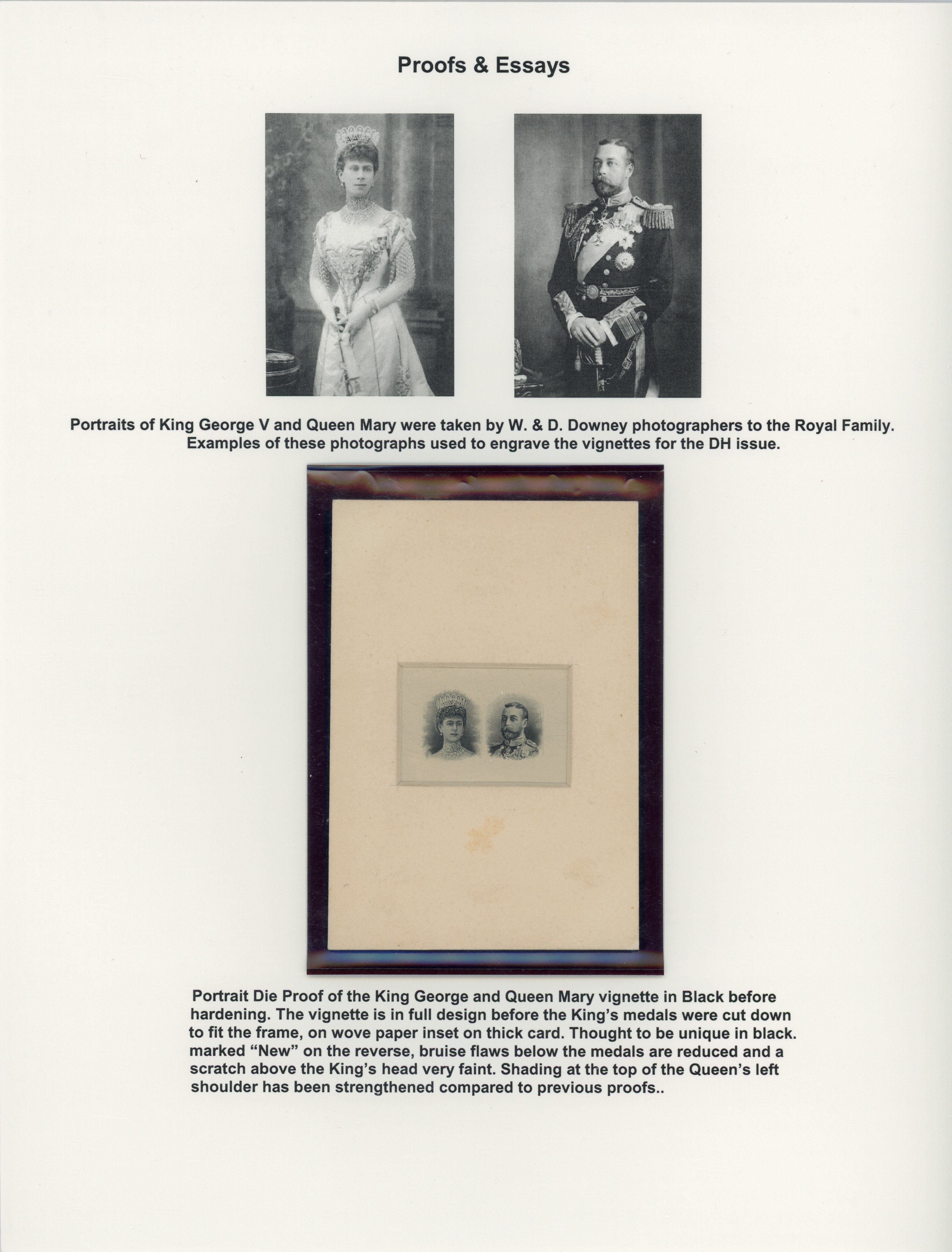 Rhodesia 1910-13 vignette die proof