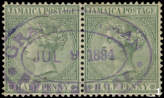 Caymans; Jamaica used in SG Z1...