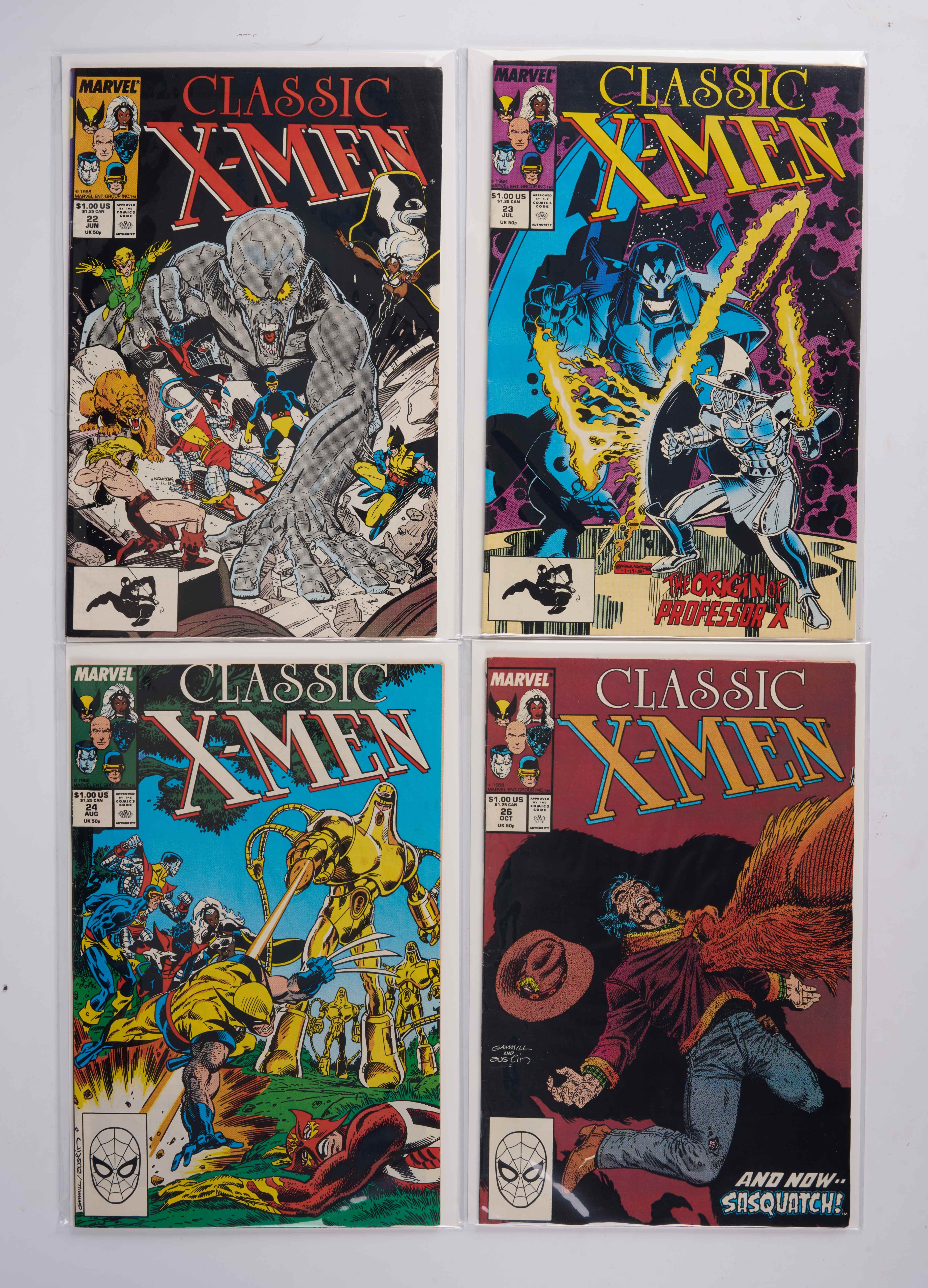 Uncanny X-Men and Classic X-Men (Marvel Comics, 1984-1990) Bundle of 20 Issues