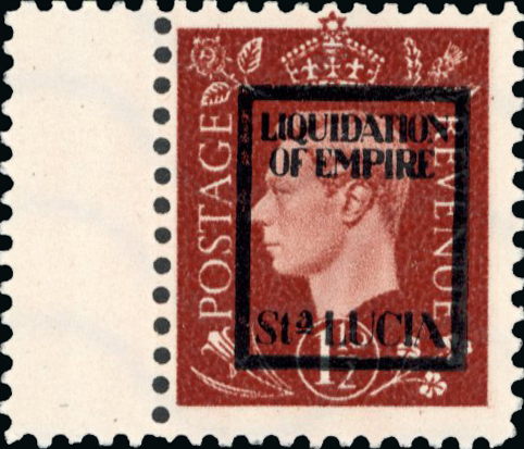 German Propaganda Forgeries; St Lucia set unused