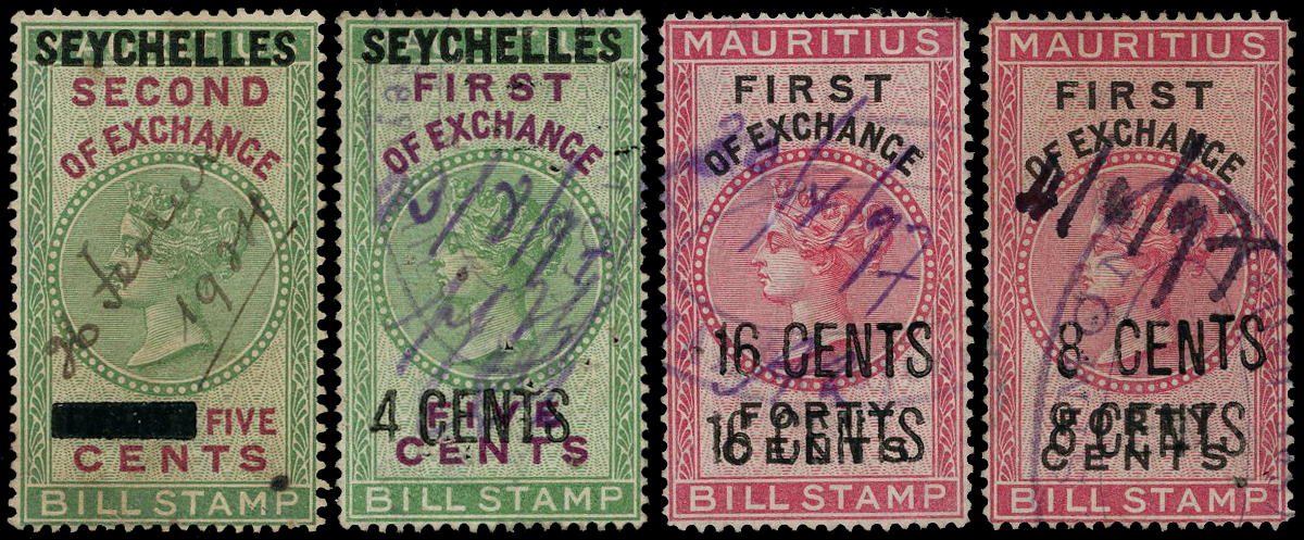 Seychelles QV collection on Album Pages