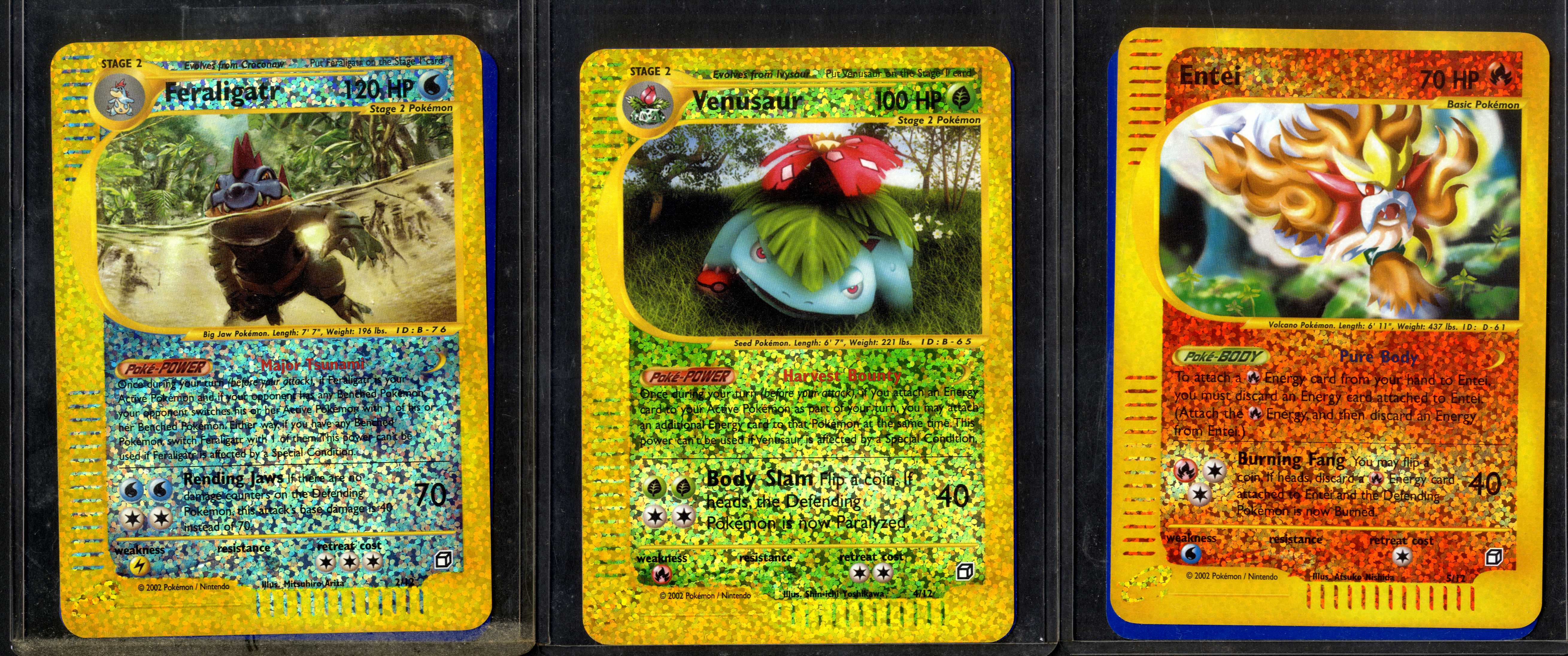 Pokémon TCG - Complete E-Reader Box Topper Set #12 cards