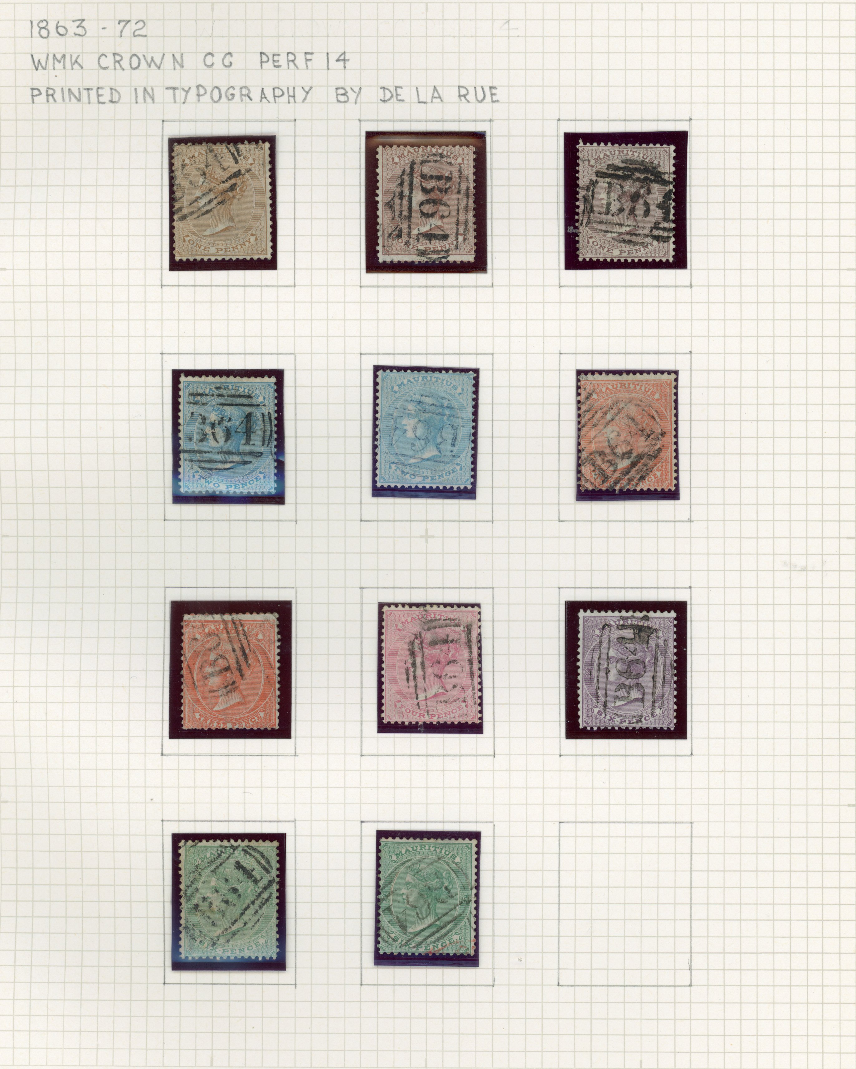 Seychelles SG Z14-Z29 used
