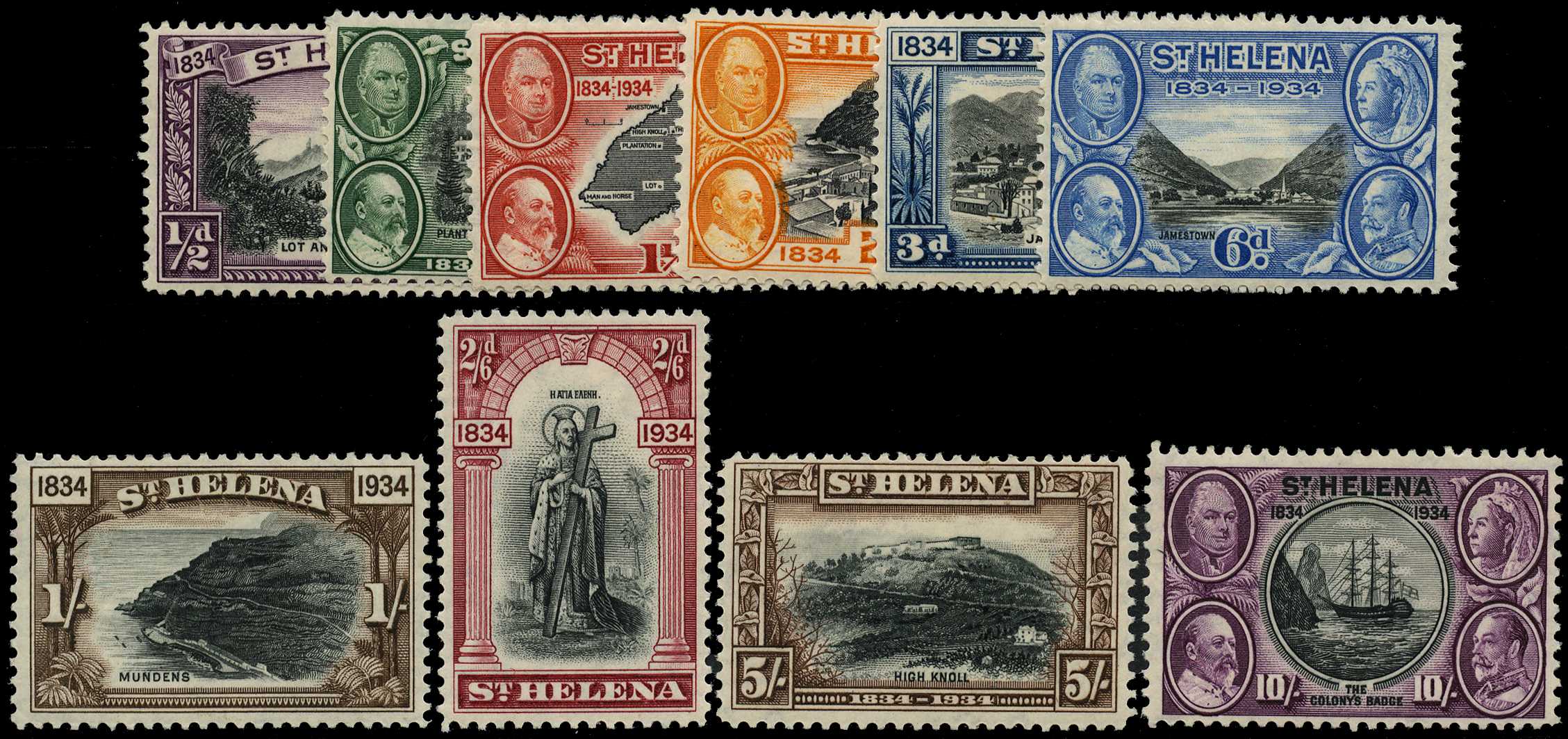 1934 Centenary of British Colonisation, set...
