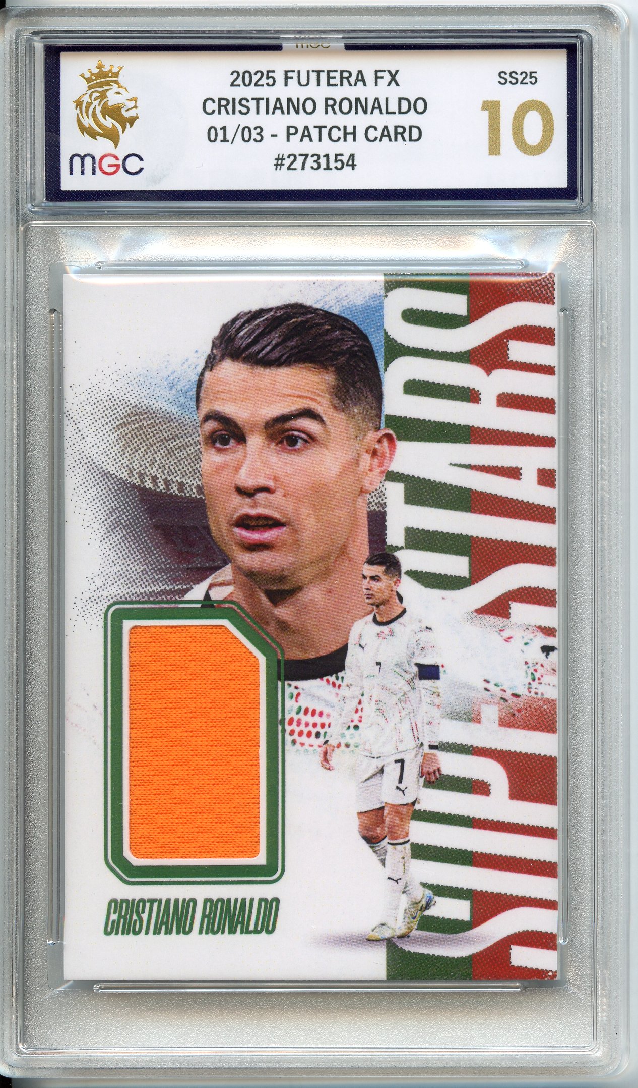 MGC 10 2025 FUTERA FX CRISTIANO RONALDO - 01/03 - PATCH CARD