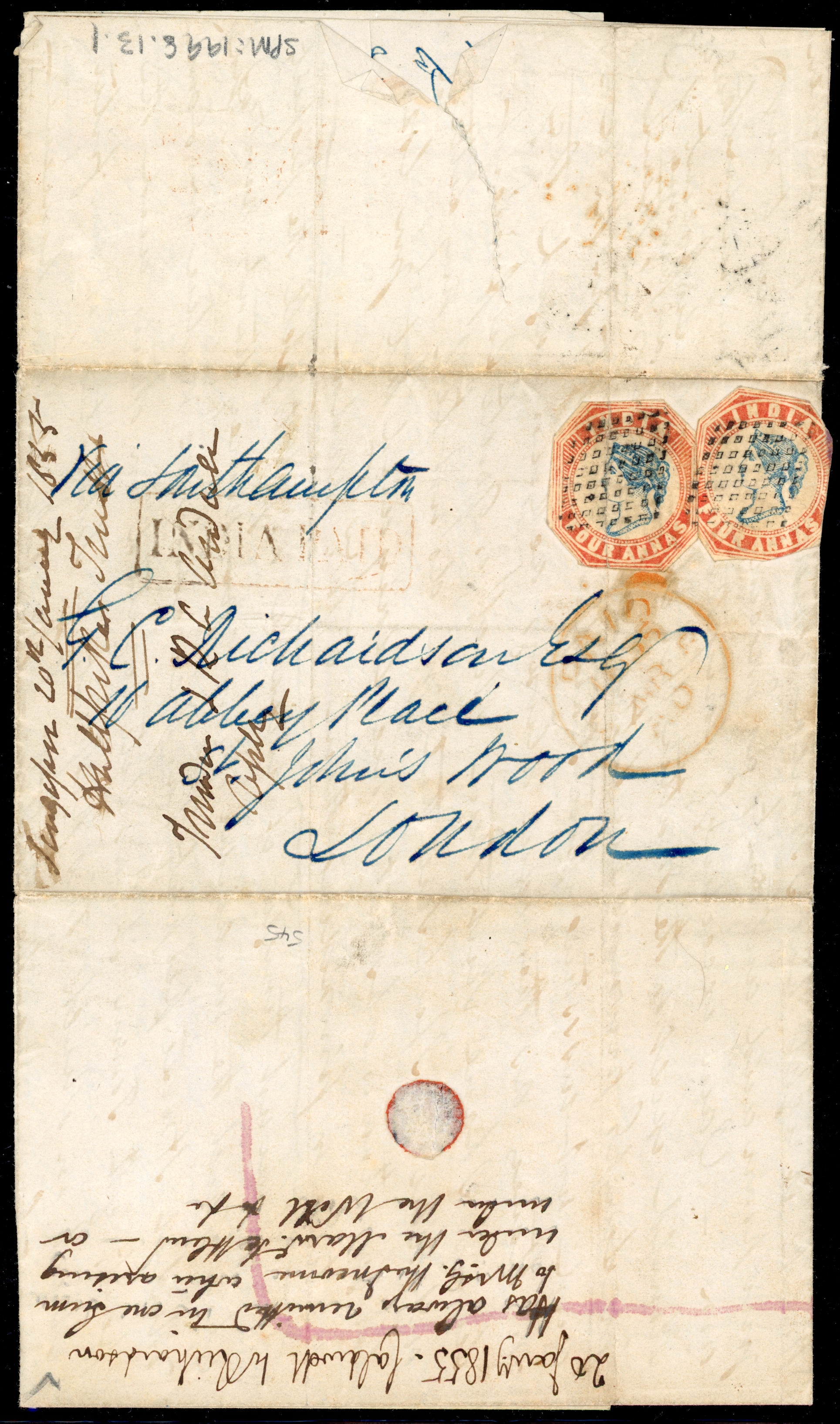 Straits Settlements range of QV stamps and covers