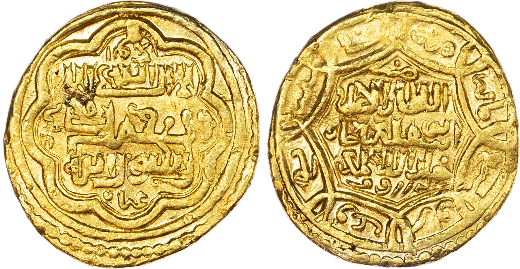 Ilkhanid, Abu Sa’id Bahadur (AH 716‑736 / 1316‑1335 AD), gold Dinar, AH 729 / 1328/9 AD, Arzarum (Erzurum),