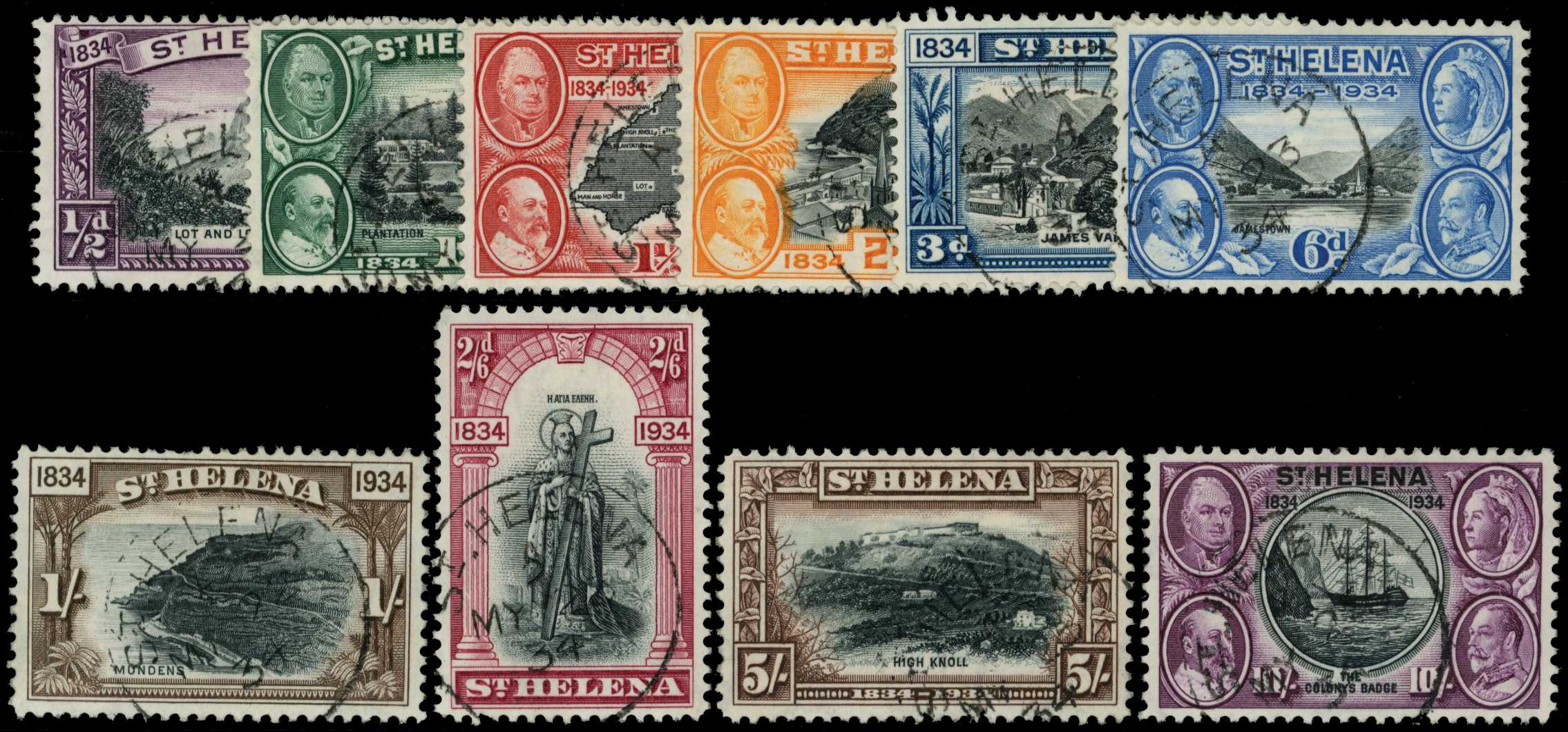 1934 Centenary of British Colonisation set...