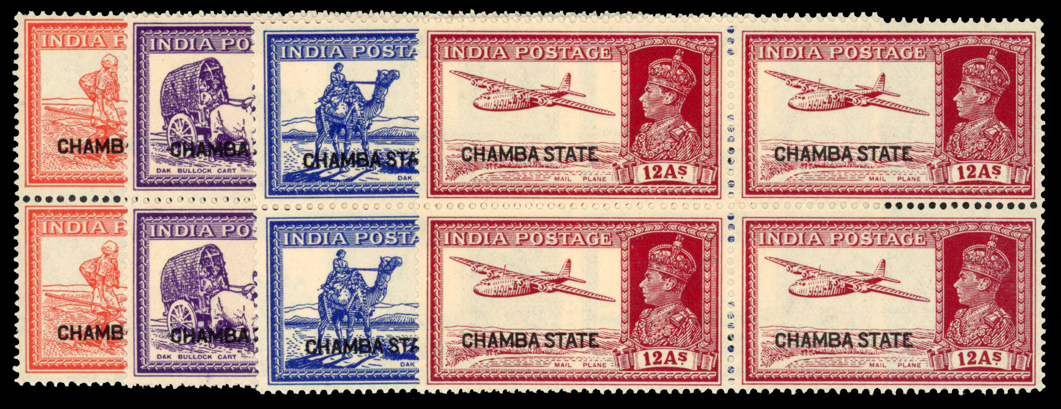 ICS Chamba SG 86/93 blocks mint