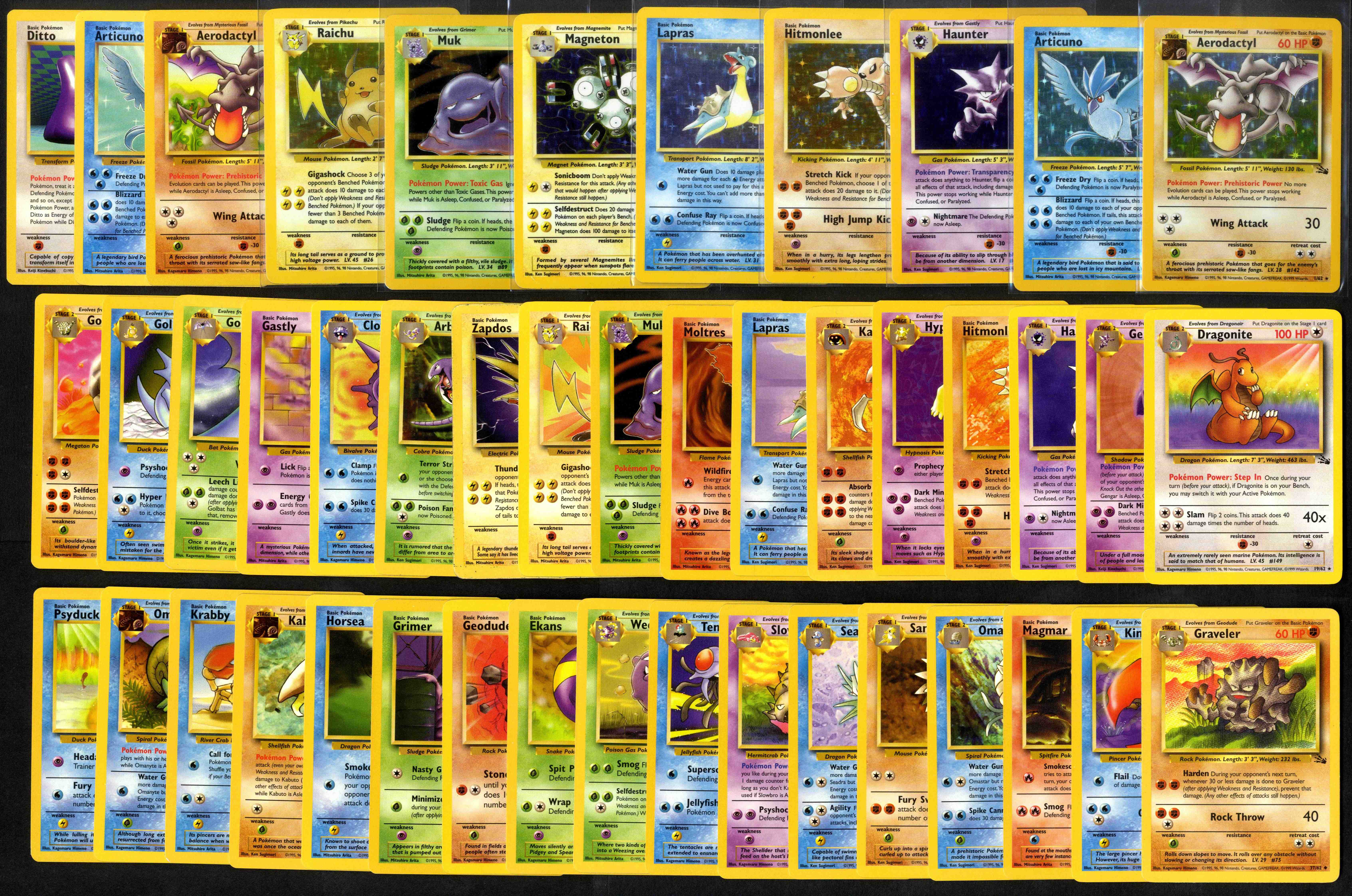 Jungle (1999) – Partial Complete Set – 53/64