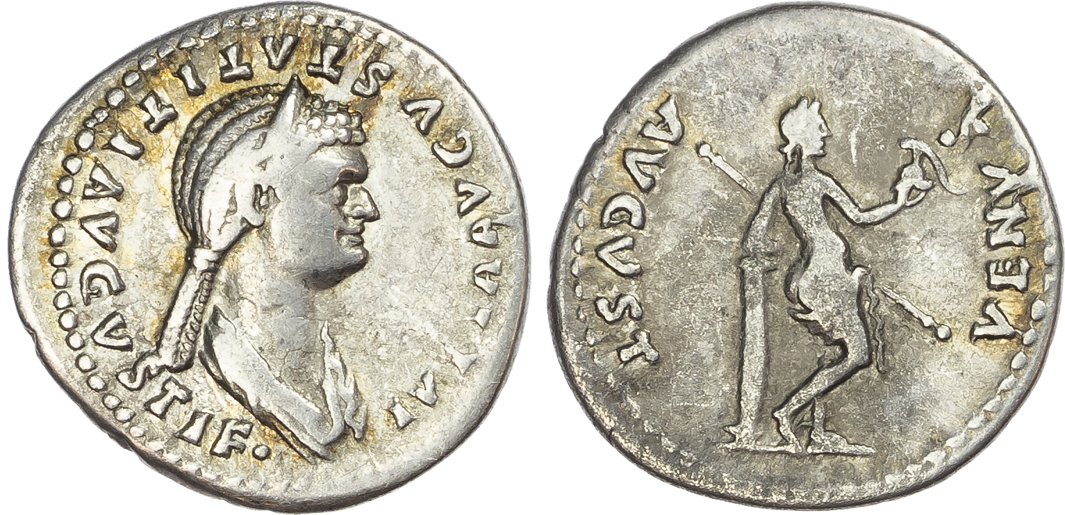 Julia Titi (Daughter of Titus) AR Denarius, Rome, AD 80/81, 3.31g. 