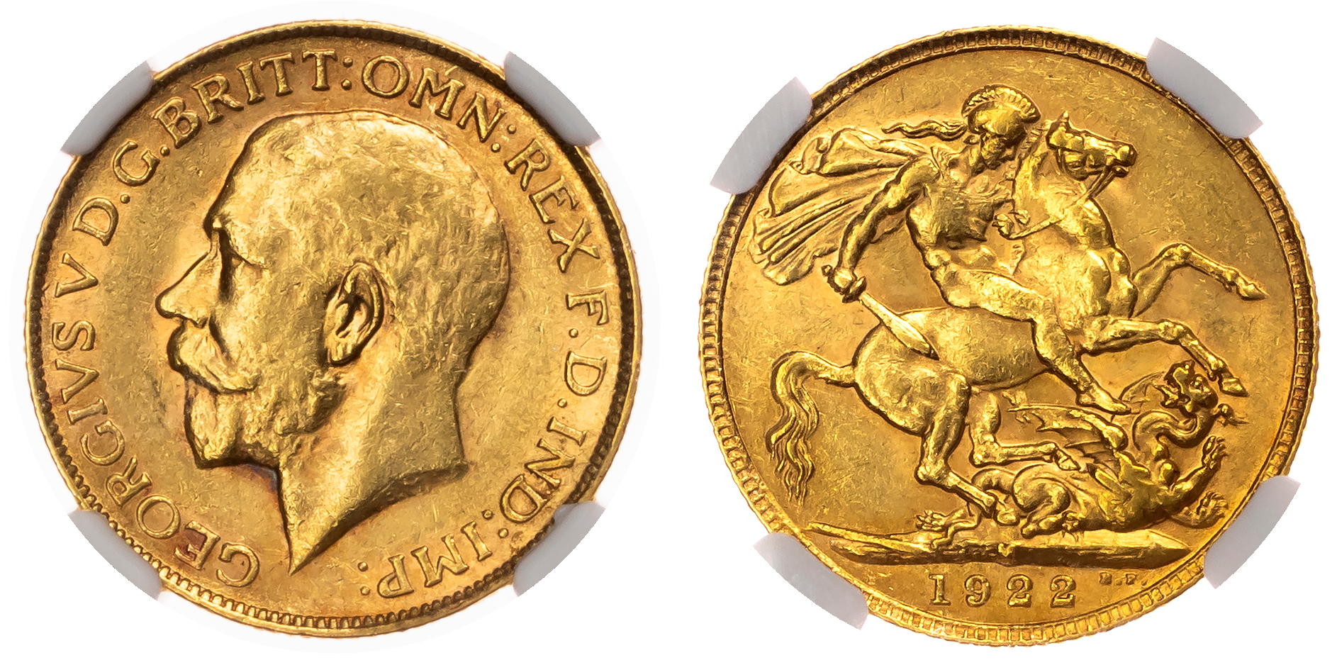 George V (1910-1936), Sovereign, 1922 M, Melbourne.
