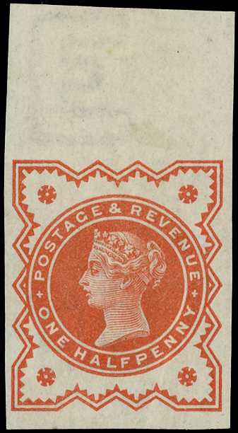 1887 Jubilee ½d vermilion top...