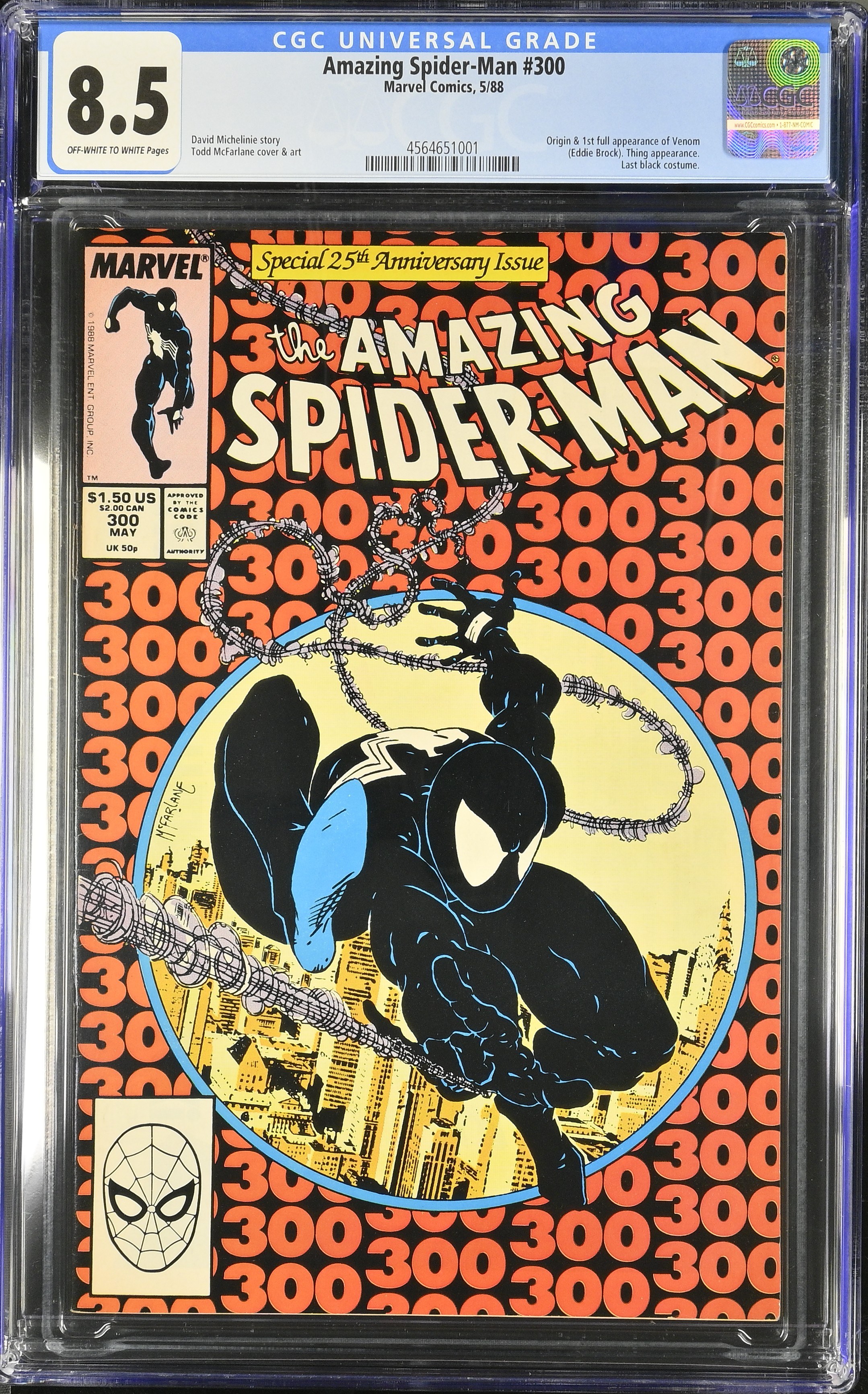 Amazing Spider-Man #300 (Marvel Comics 1988) CGC 8.5