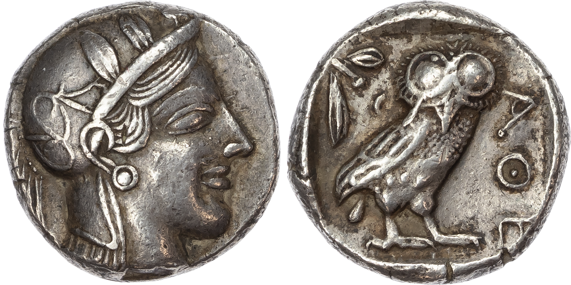 Attica, Athens (c. 454-404 BC) AR Tetradrachm, 17.39g.