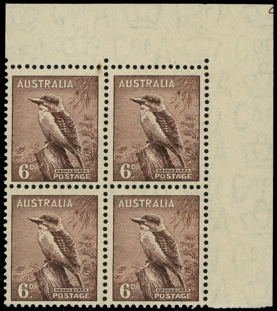 Australia SG 172 Plate block mint