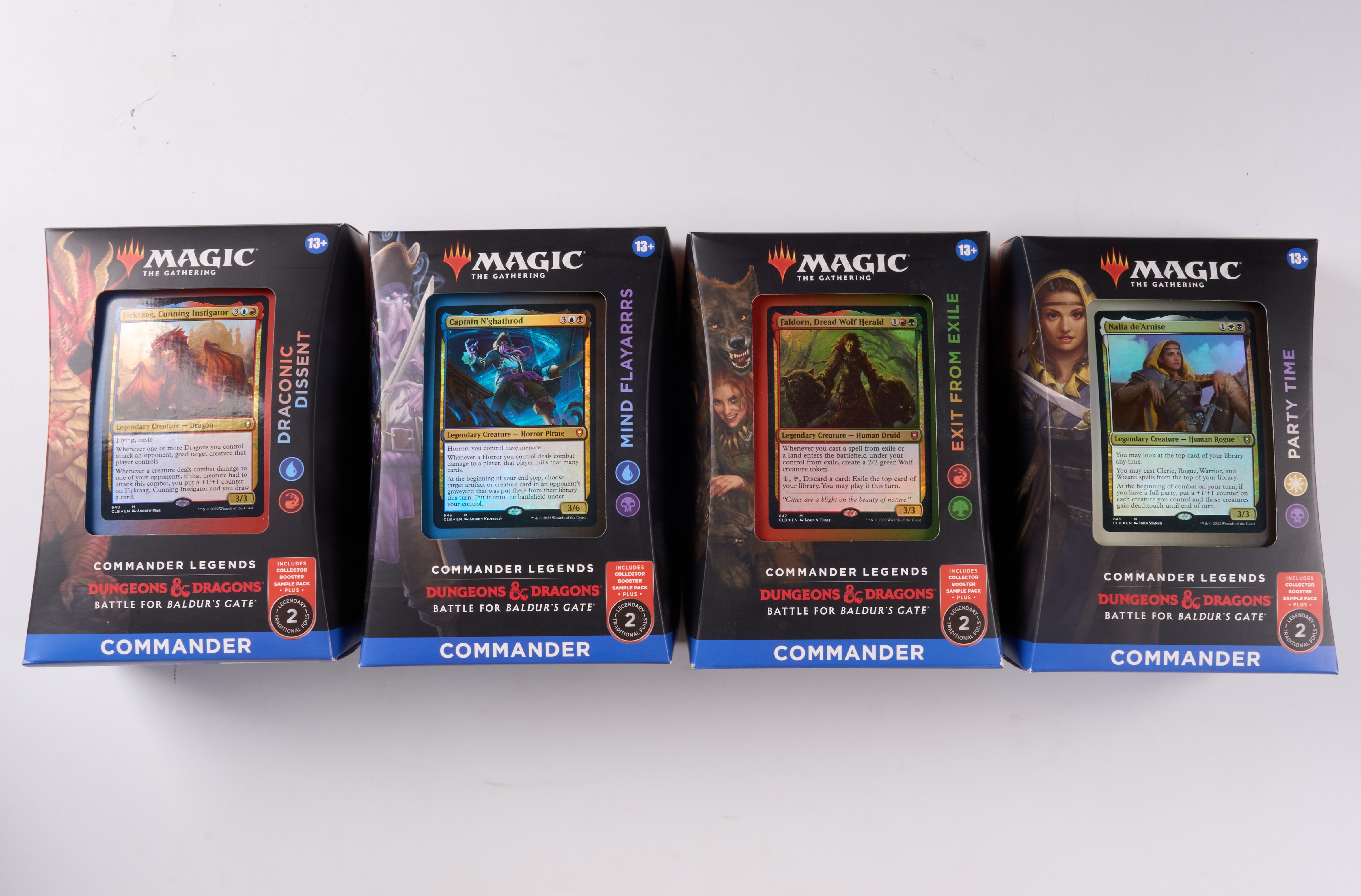 Battle for Baldur's Gate Commander Deck Bundle (X4 Decks)