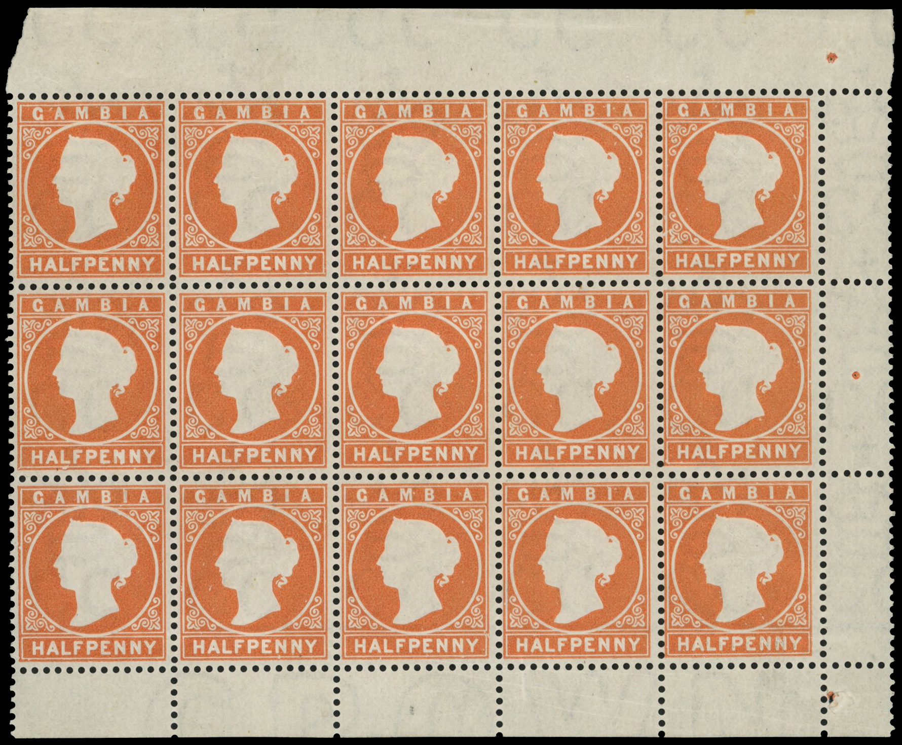 1881 ½d dull red-orange (3rd delivery)...