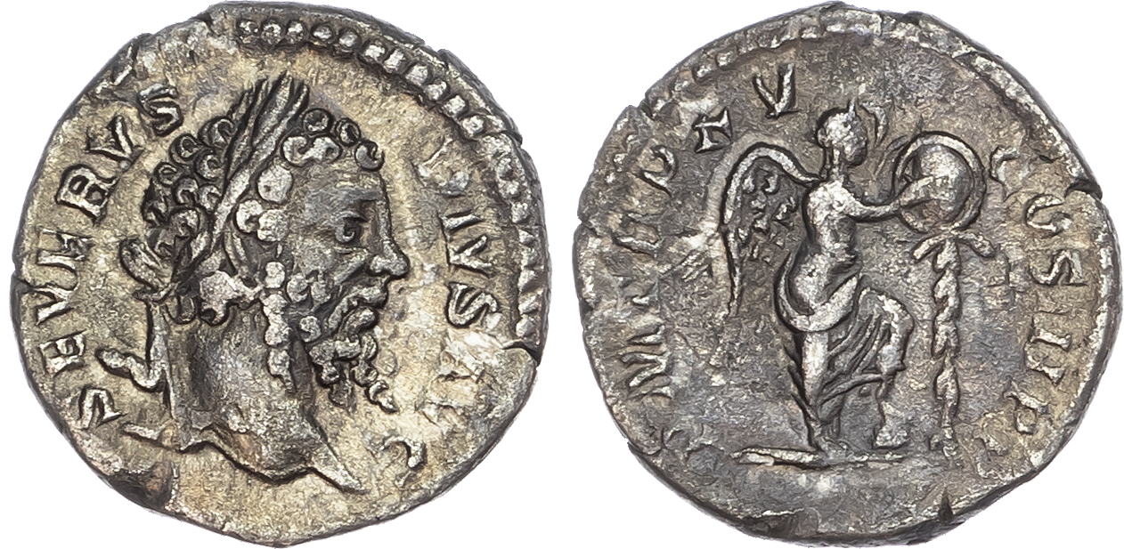 Septimius Severus (AD 193-211) AR Denarius, Rome, AD 207, 2.37g. 