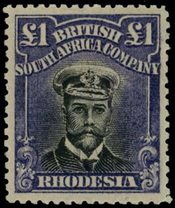 1917-20 £1 Head Die IIIA, perf 14....