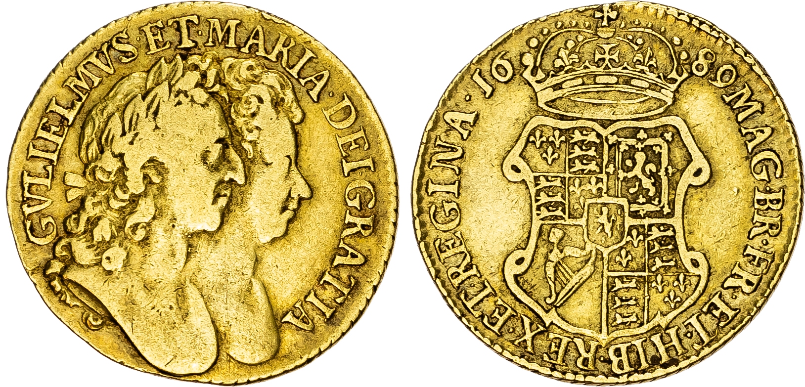 William and Mary (1689-94) Guinea, 1689