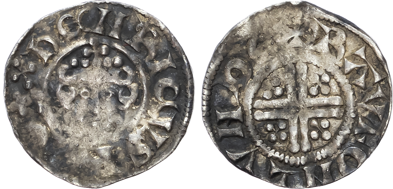 Henry III (1216-1272) Penny, class 7a1, Durham type, London mint, Rauf moneyer.