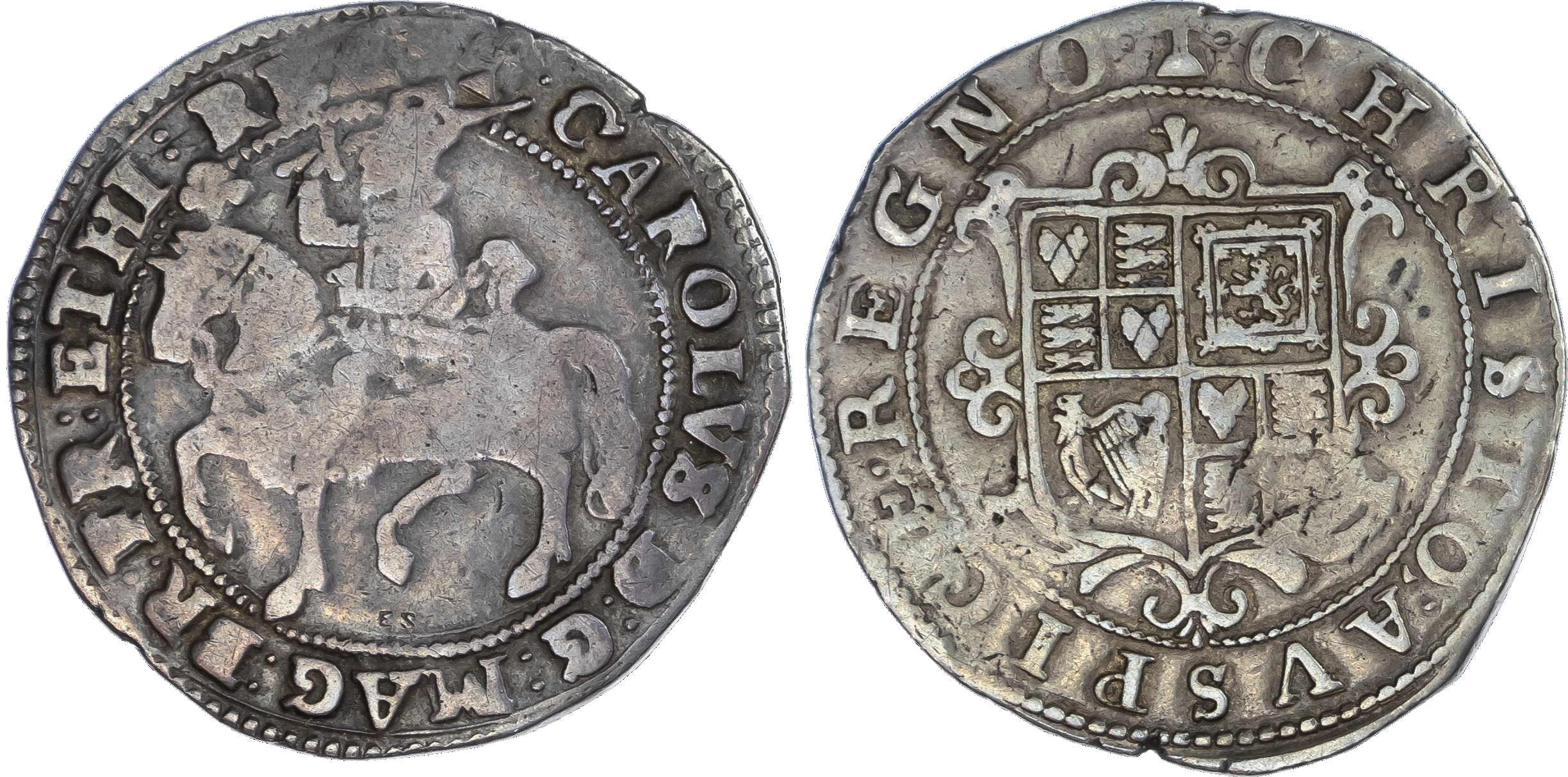 Charles I (1625 ‑1649), AR Halfcrown, 14.87gm., Tower Mint