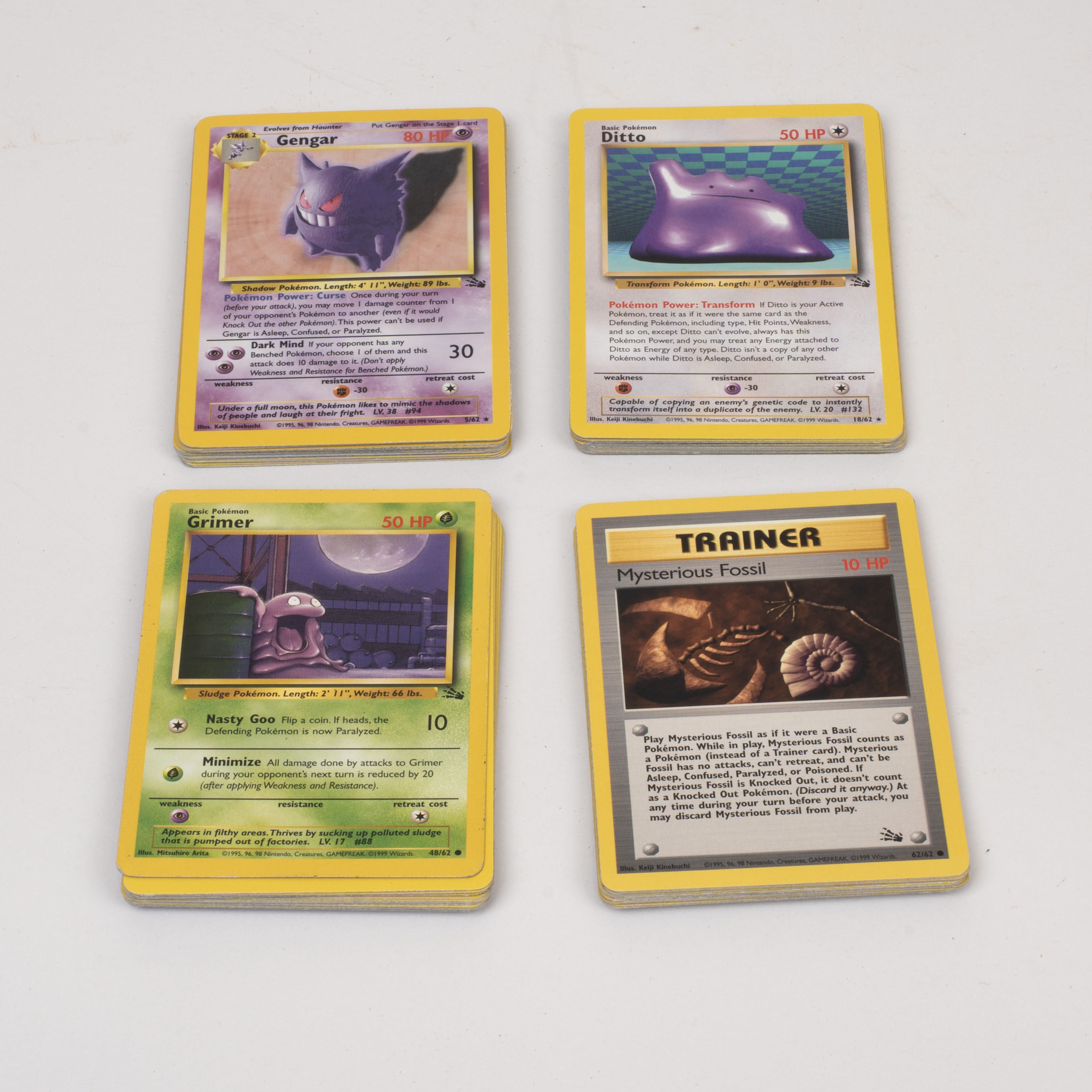 Pokémon TCG - Partially Complete Fossil Set