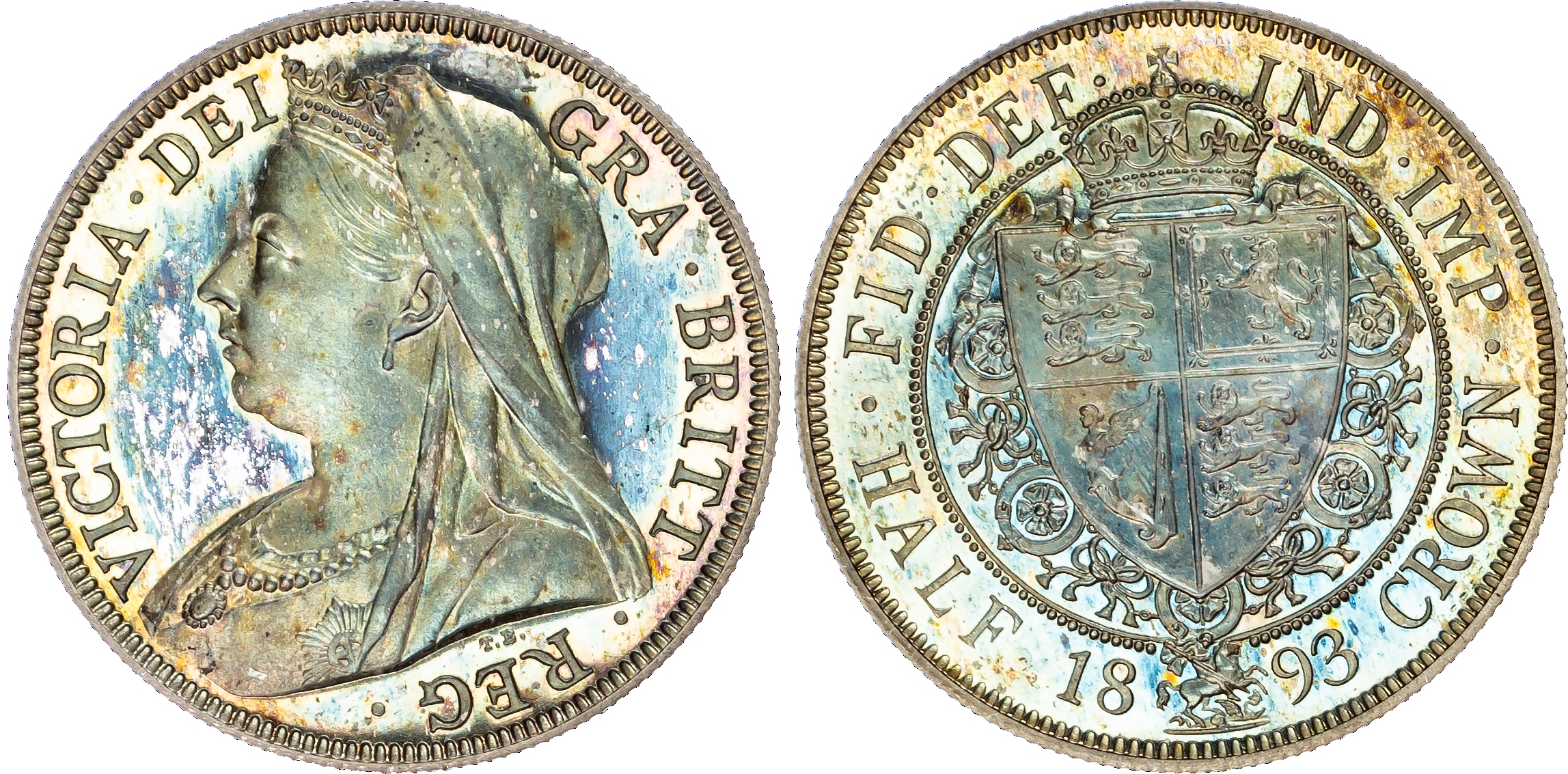 Victoria (1837-1901), Proof Halfcrown, 1893