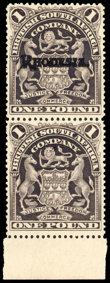 Rhodesia SG 133a error opt omitted