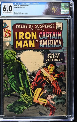 Tales of Suspense #71 CGC 6.0, Stan Lee, Jack Kriby, Wally Wood (Marvel Comics, 1965) Off-white to white pages