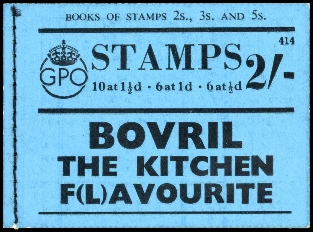 1938 2s Booklet (Edition 414). A fine and fresh example. BD12.