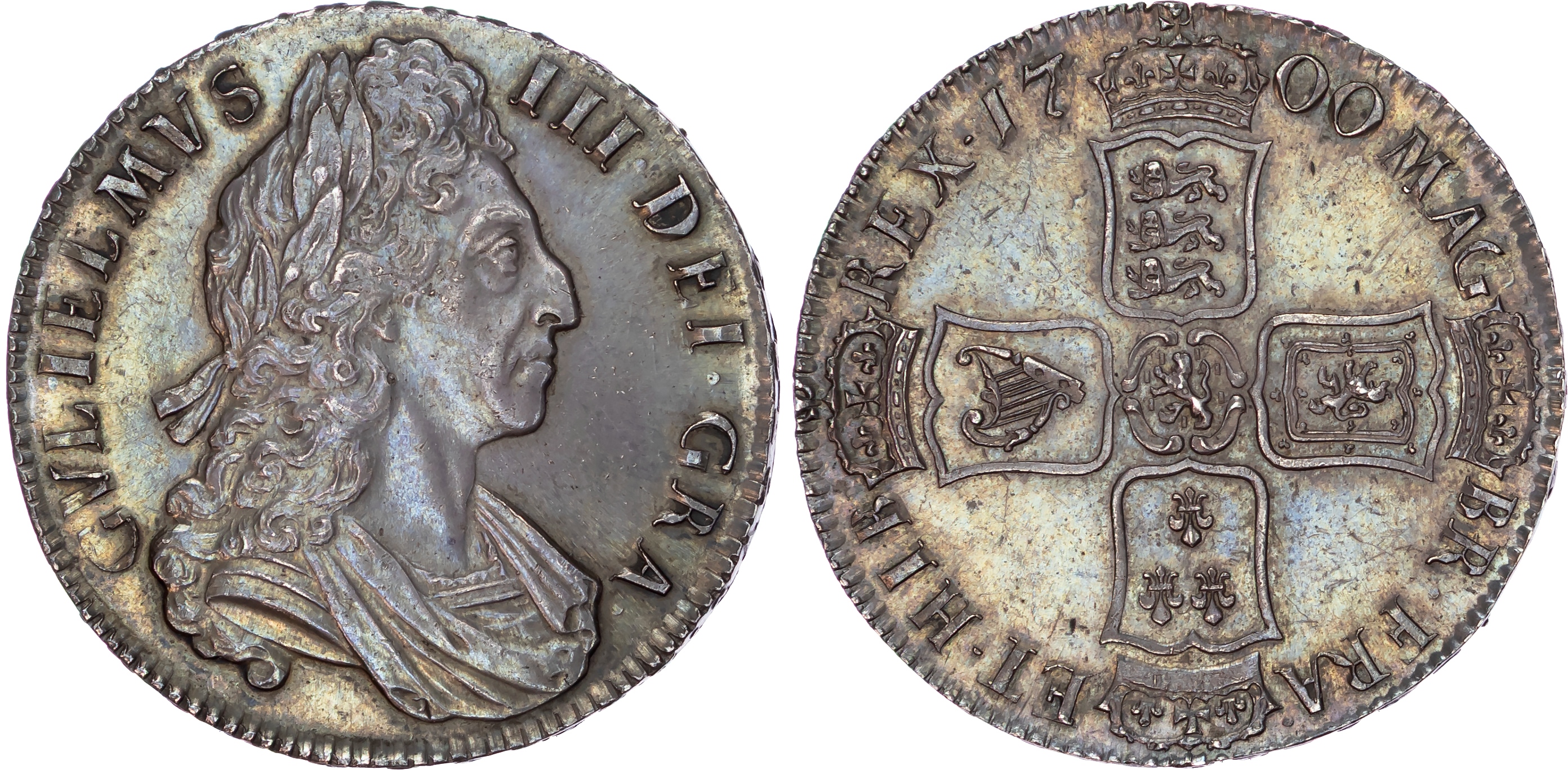 William III (1694 1702), Crown, 1700, edge DVODECIMO.