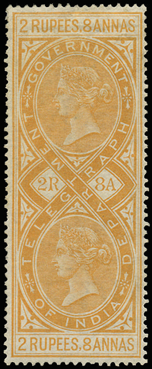 INDIA 1869 SG T10 Telegraph mint