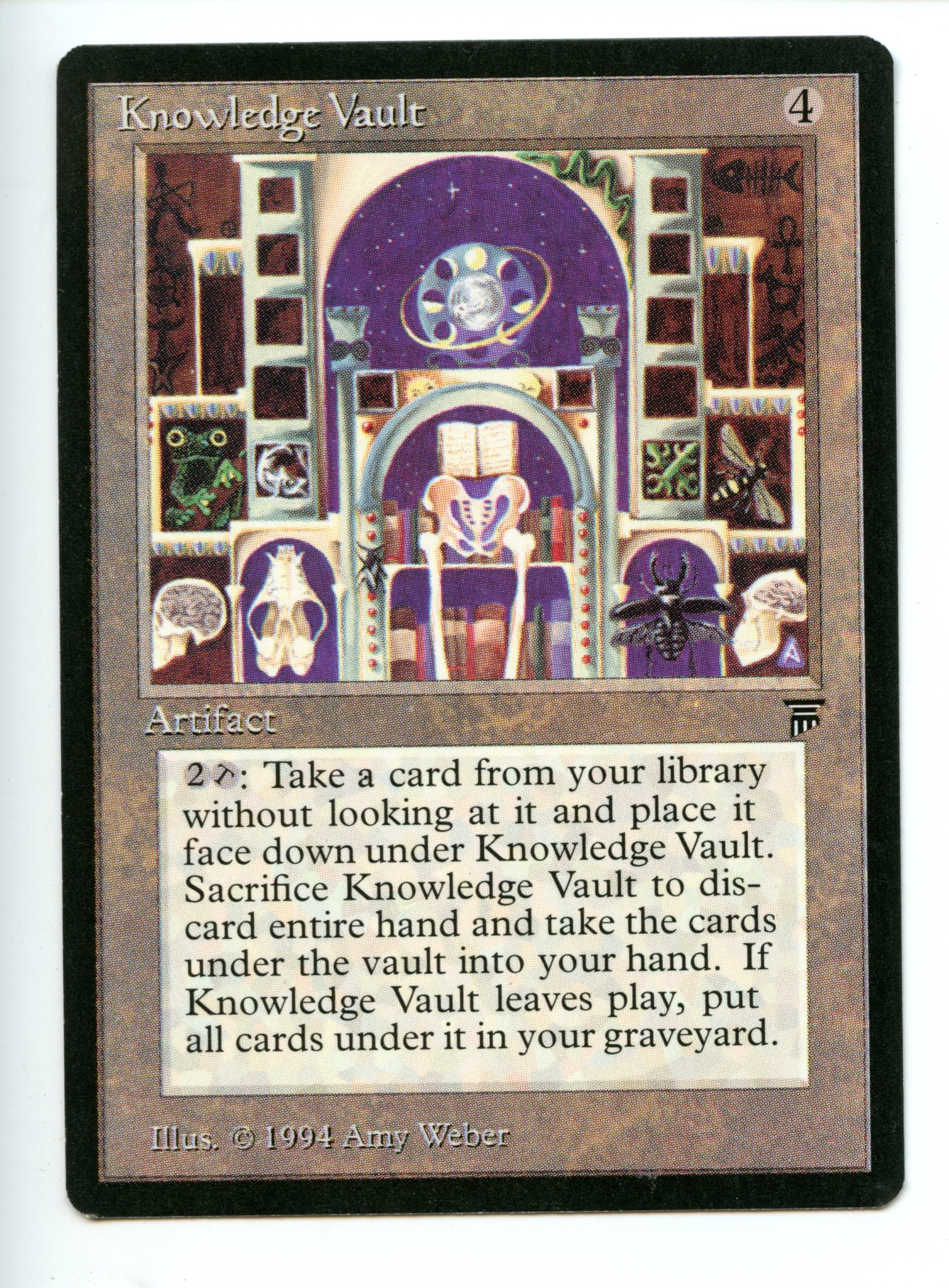 Magic the Gathering - Knowledge Vault   - Legends - Moderately Played
