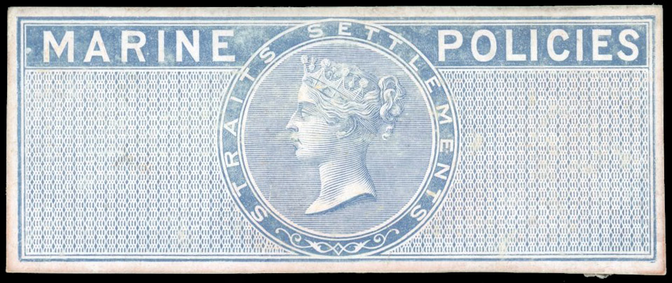 Straits Marine Policies c1867 Master Die Proof