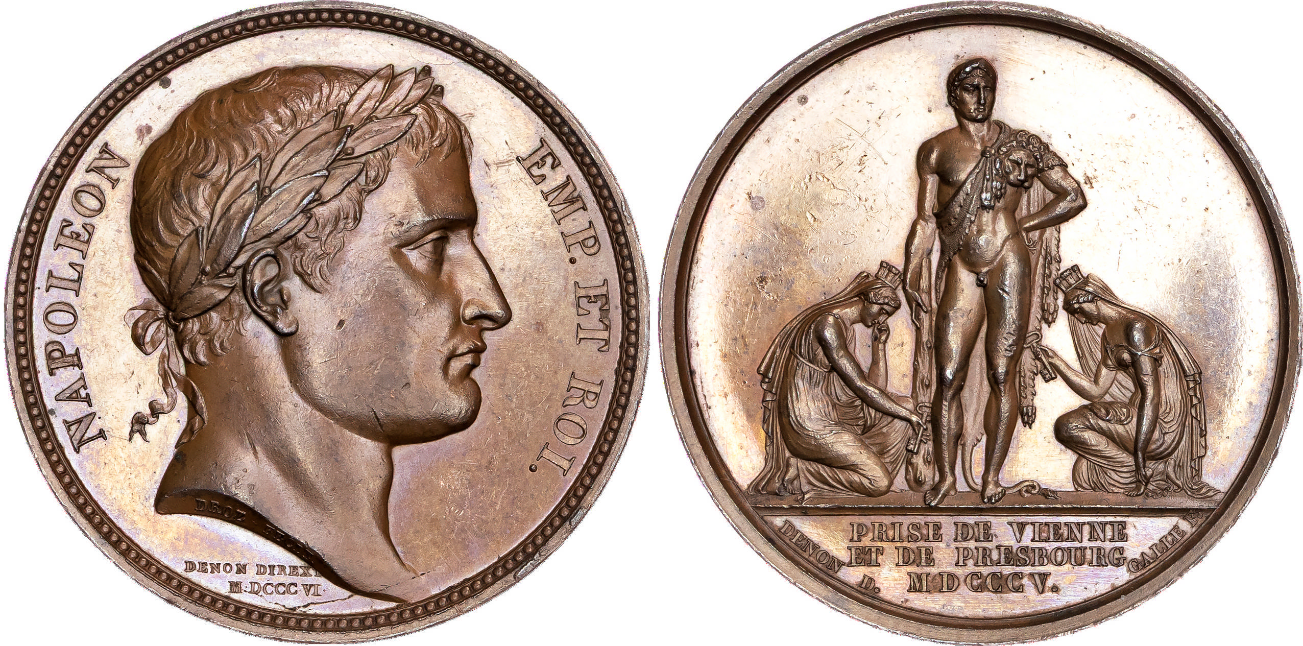 France, First Empire. Napoléon I. The Occupation of Vienna and Pressburg (Bratislava).