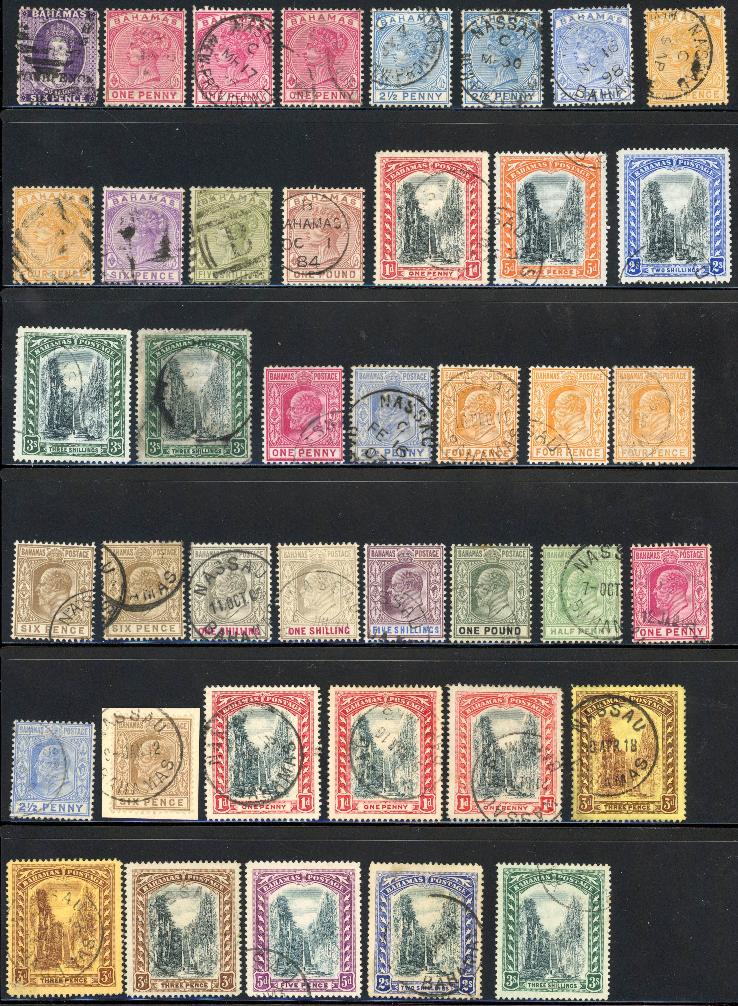 Bahamas 1883-1931 collection used