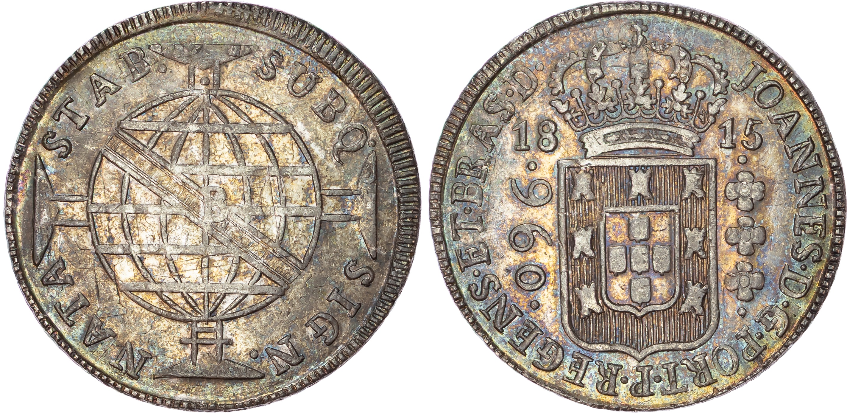 Brazil, João VI (1799-1818), silver 960 Réis, 1815 B