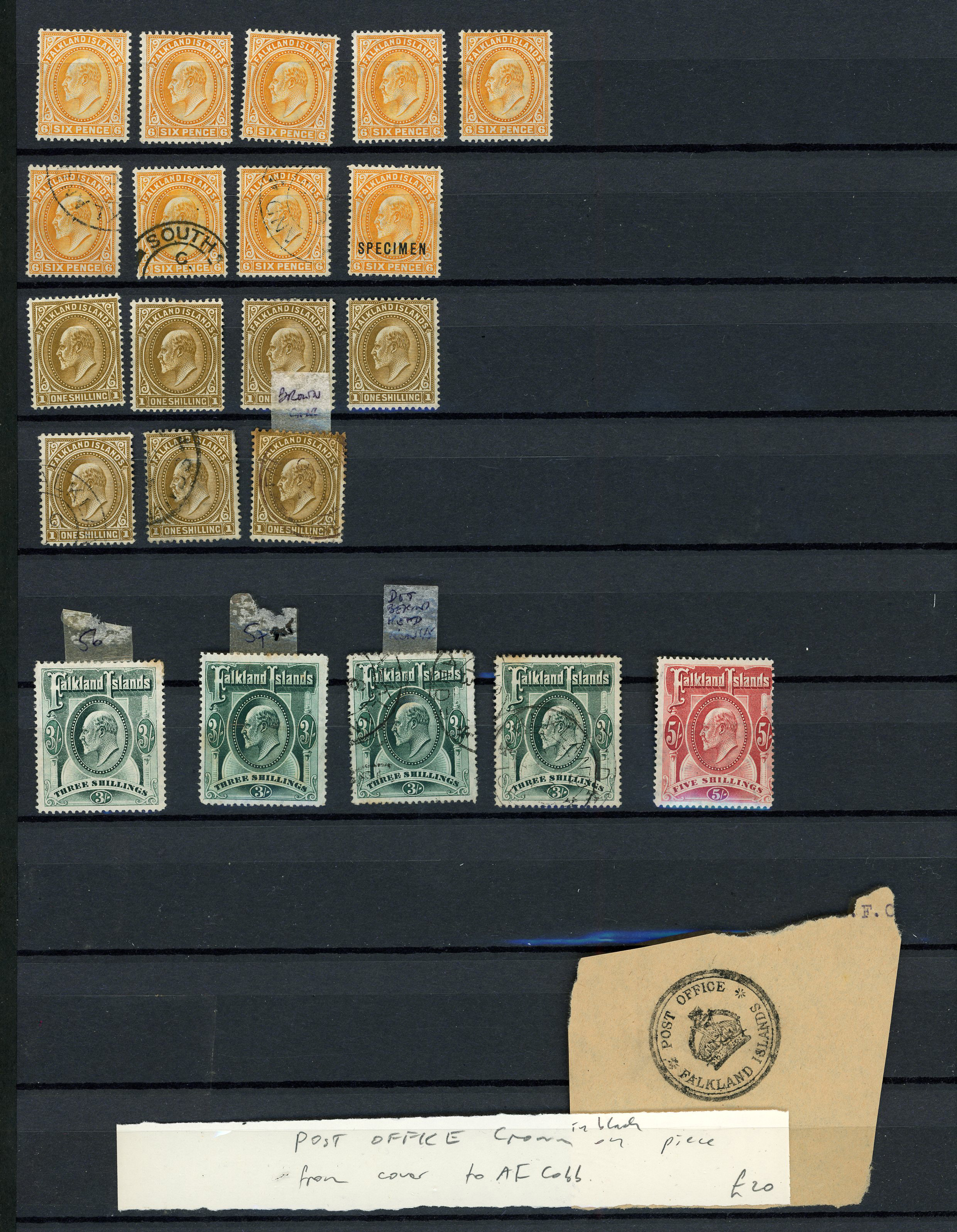 1904-12 KE VII accumulation (238) mint and...