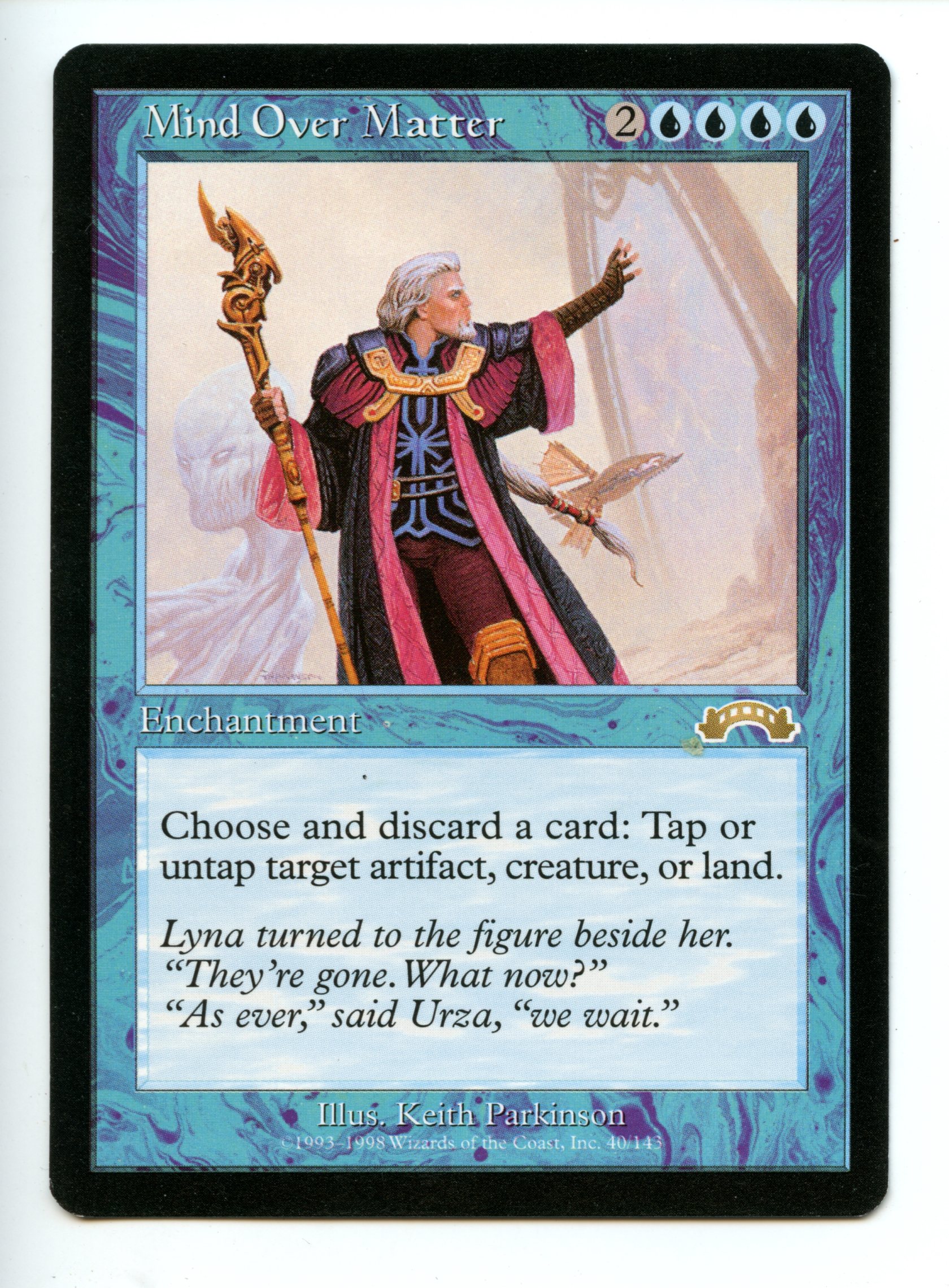 Magic the Gathering - Mind Over Matter   - Exodus  - Lightly Played 