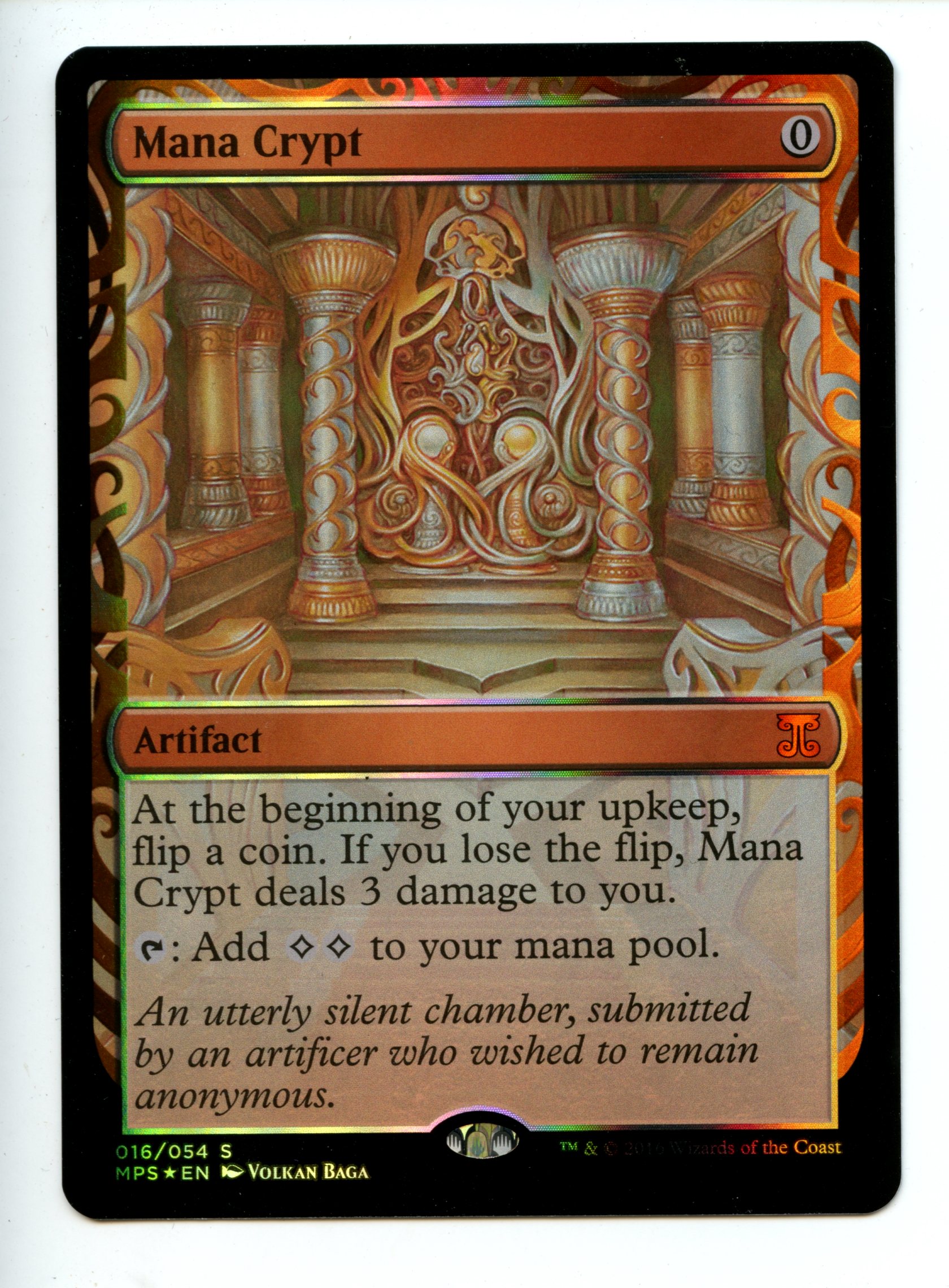 Magic the Gathering - Mana Crypt - Kaladesh Inventions - Lightly Played