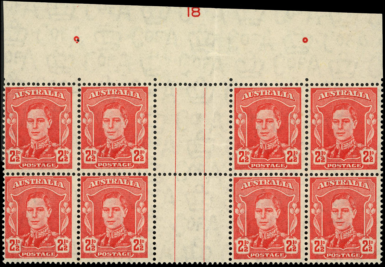 Australia SG 206 Plate block mint