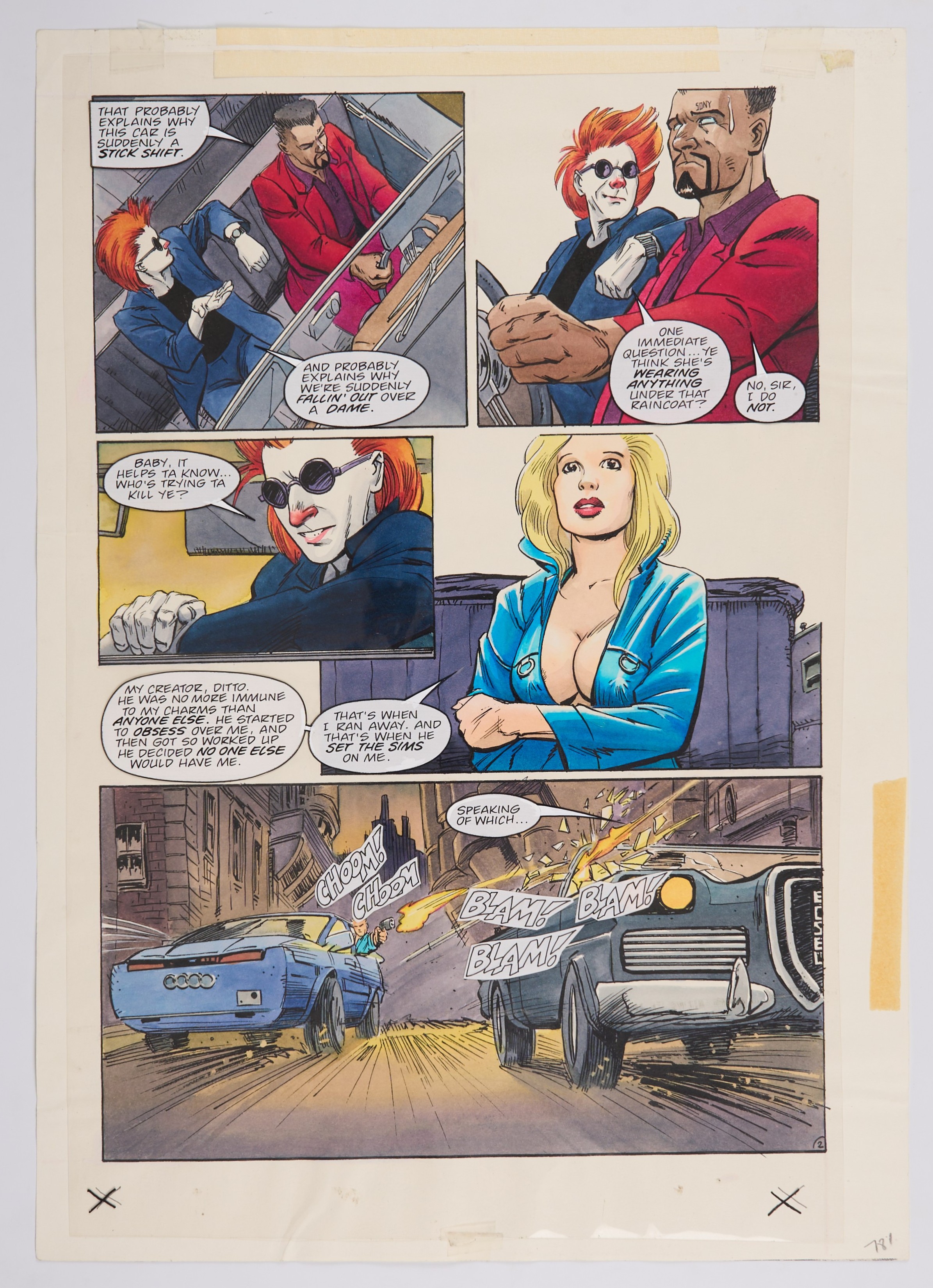 Peter Doherty & Mark Harrison 2000 AD Judge Dredd Megazine #69 And 2000 AD Prog #1087 Story Pages (Fleetway, 1994-98) Total 2