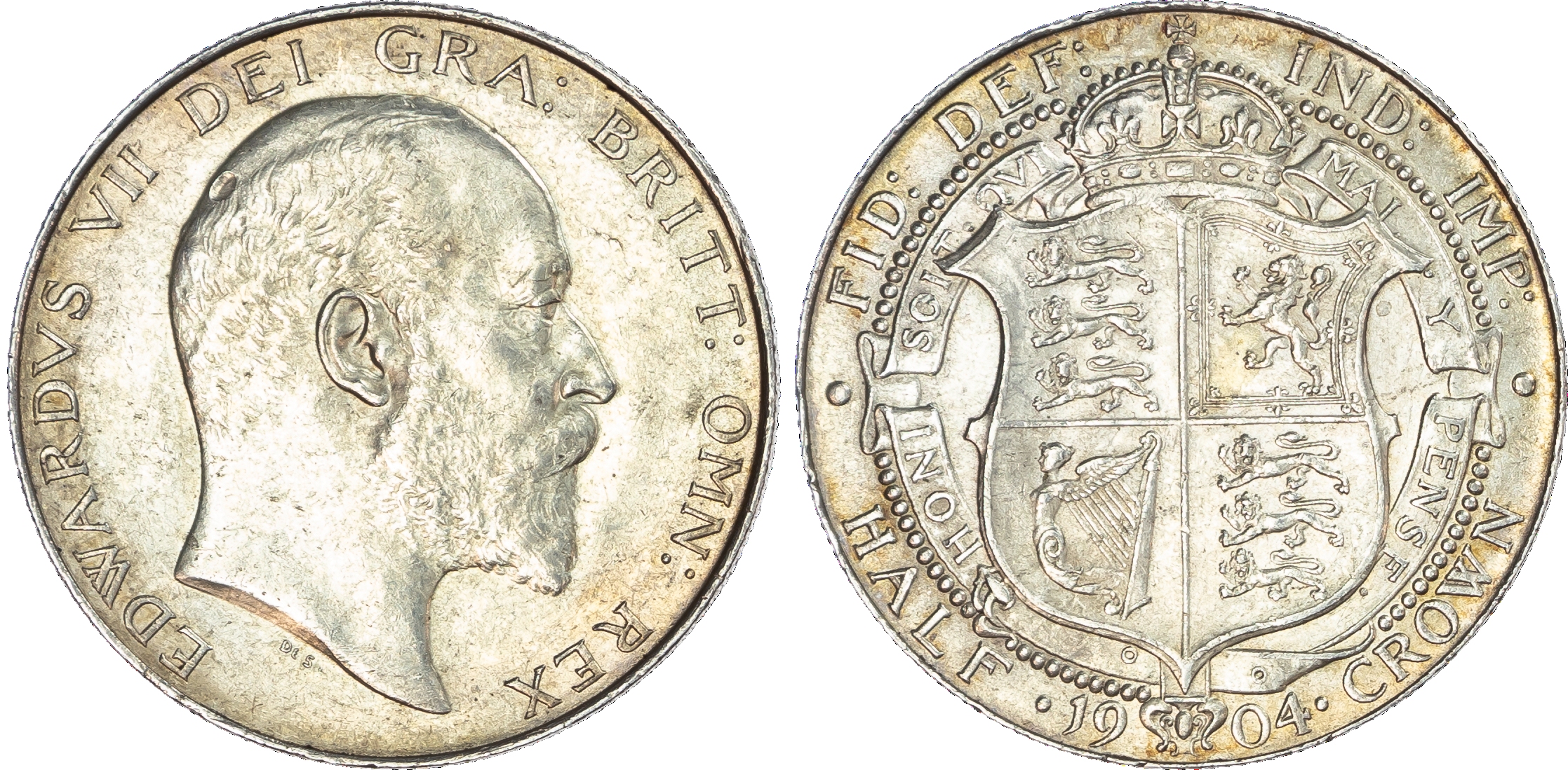 Edward VII (1901‑1910), Halfcrown, 1904.
