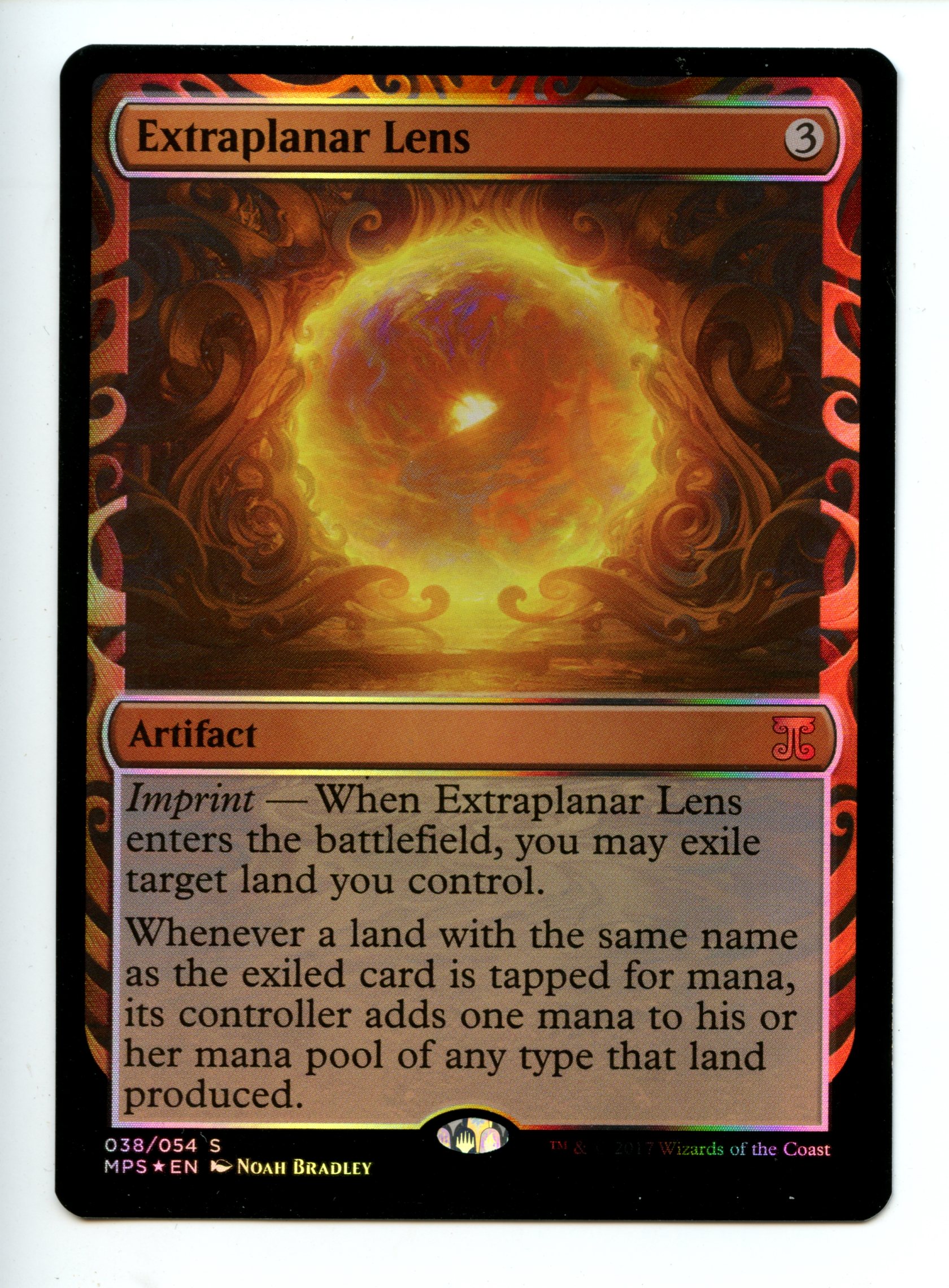 Magic the Gathering - Extraplanar Lens  - Kaladesh Inventions - Near Mint 