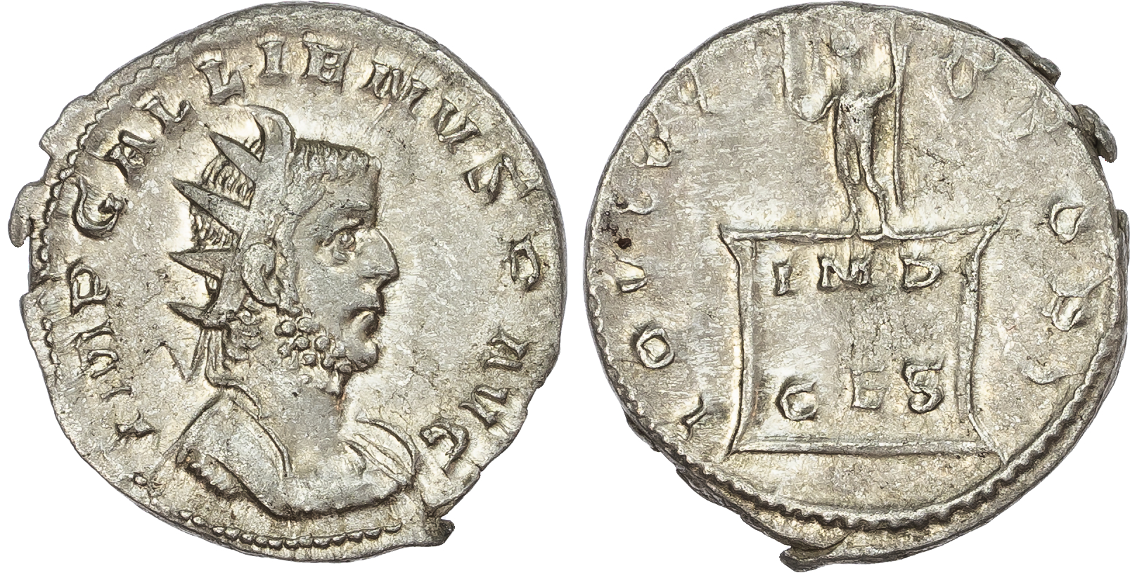 Gallienus (AD 253-268) AR Antoninianus, Cologne, c. AD 257-258, 3.79g.