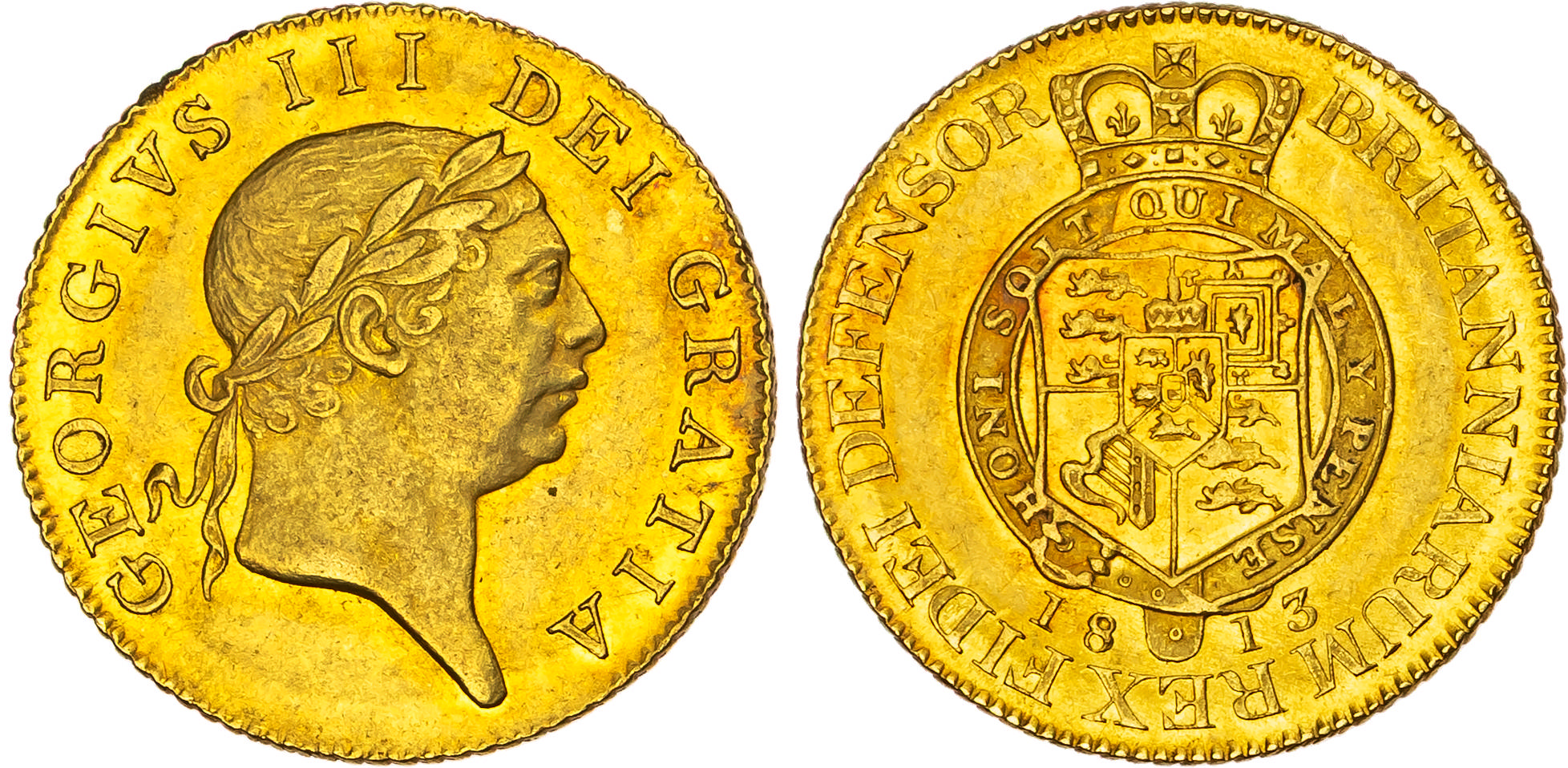 George III (1760-1820), Military Guinea, 1813.